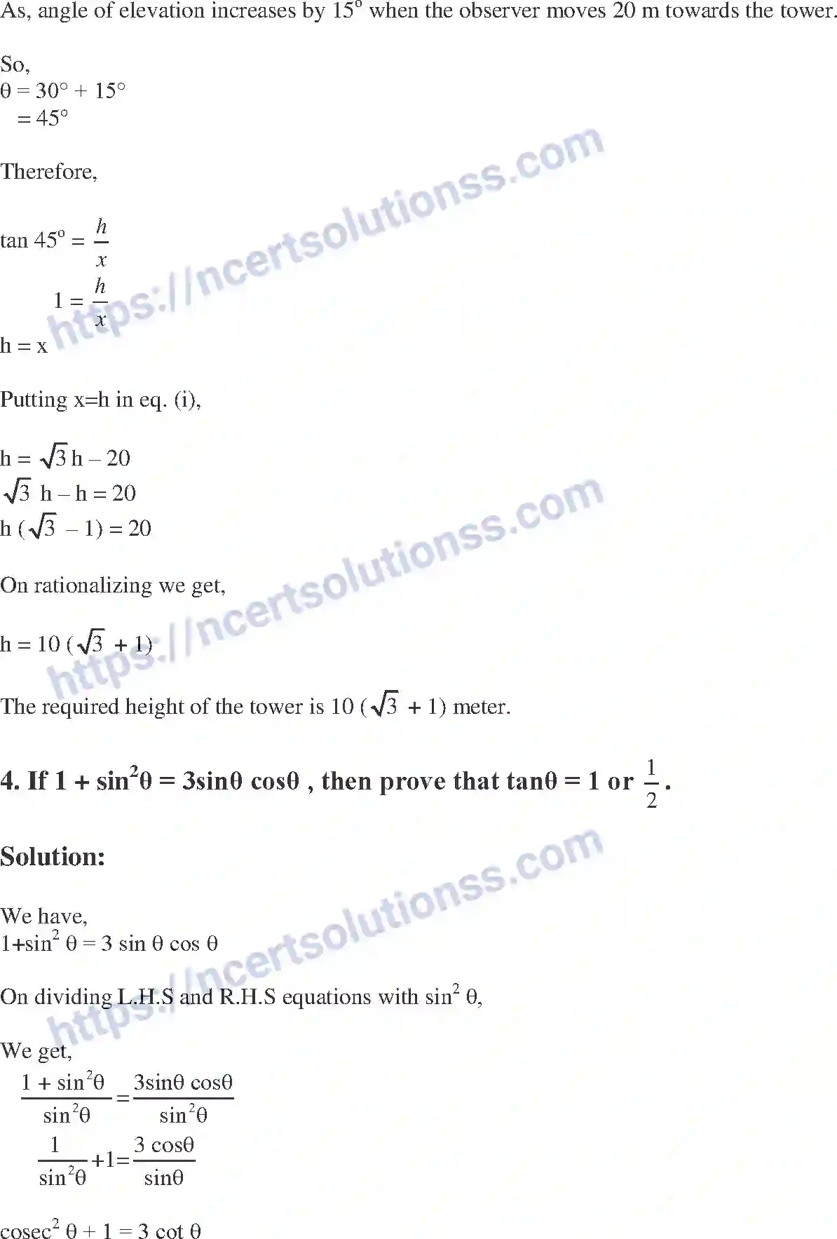 NCERT-Exemplar-Solution-Class-10-Mathematics-Introduction-to-Trigonometry-and-its-Equation-134-page-35
