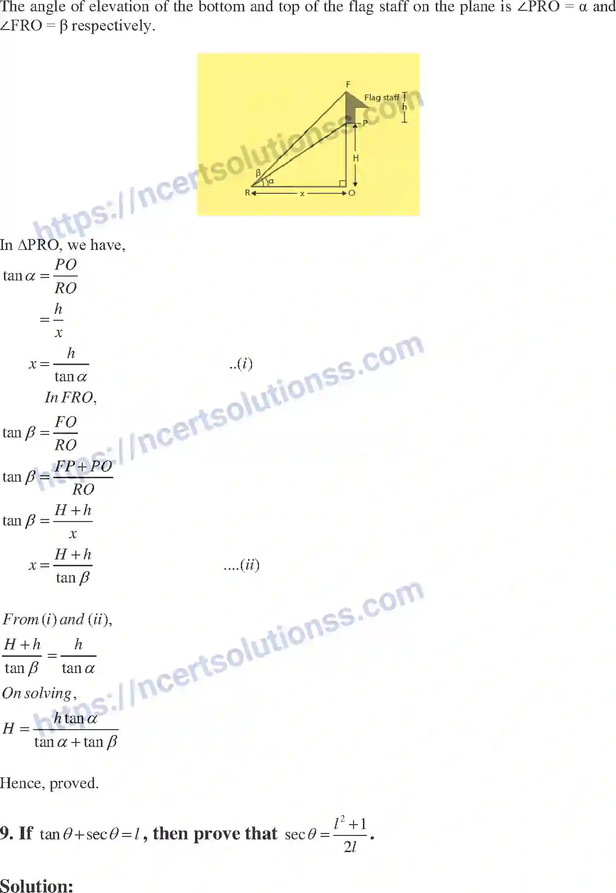 NCERT-Exemplar-Solution-Class-10-Mathematics-Introduction-to-Trigonometry-and-its-Equation-134-page-40