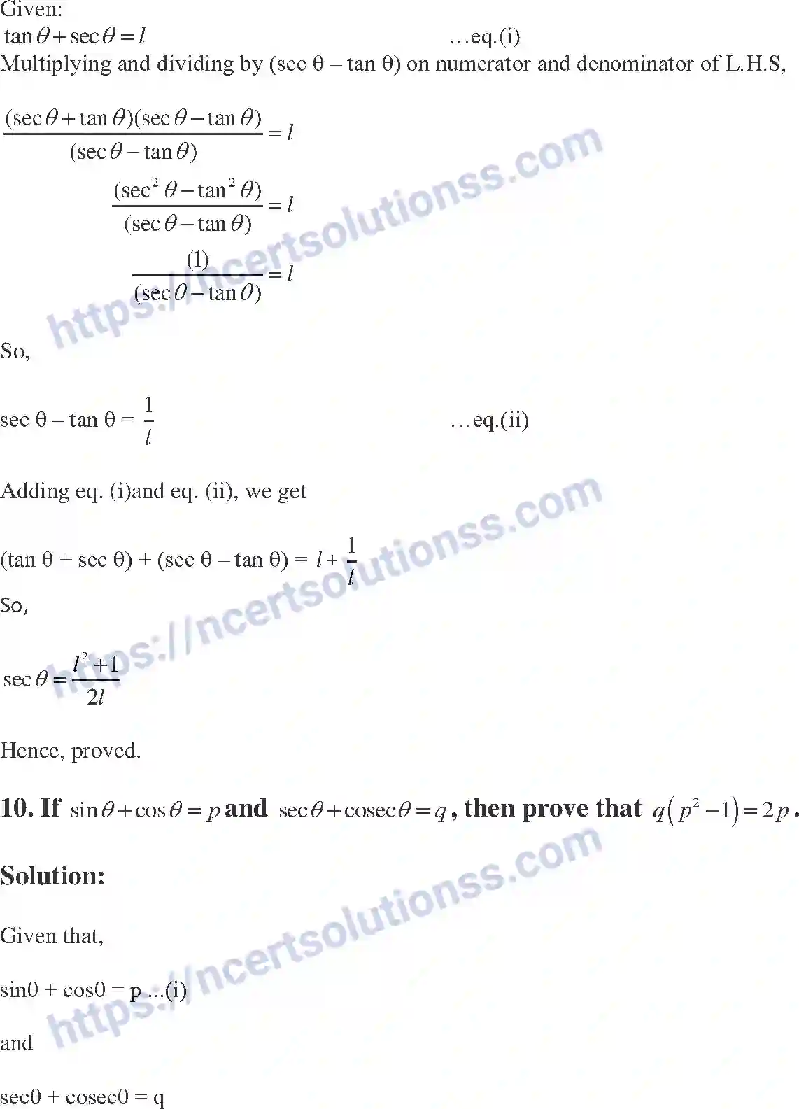 NCERT-Exemplar-Solution-Class-10-Mathematics-Introduction-to-Trigonometry-and-its-Equation-134-page-41