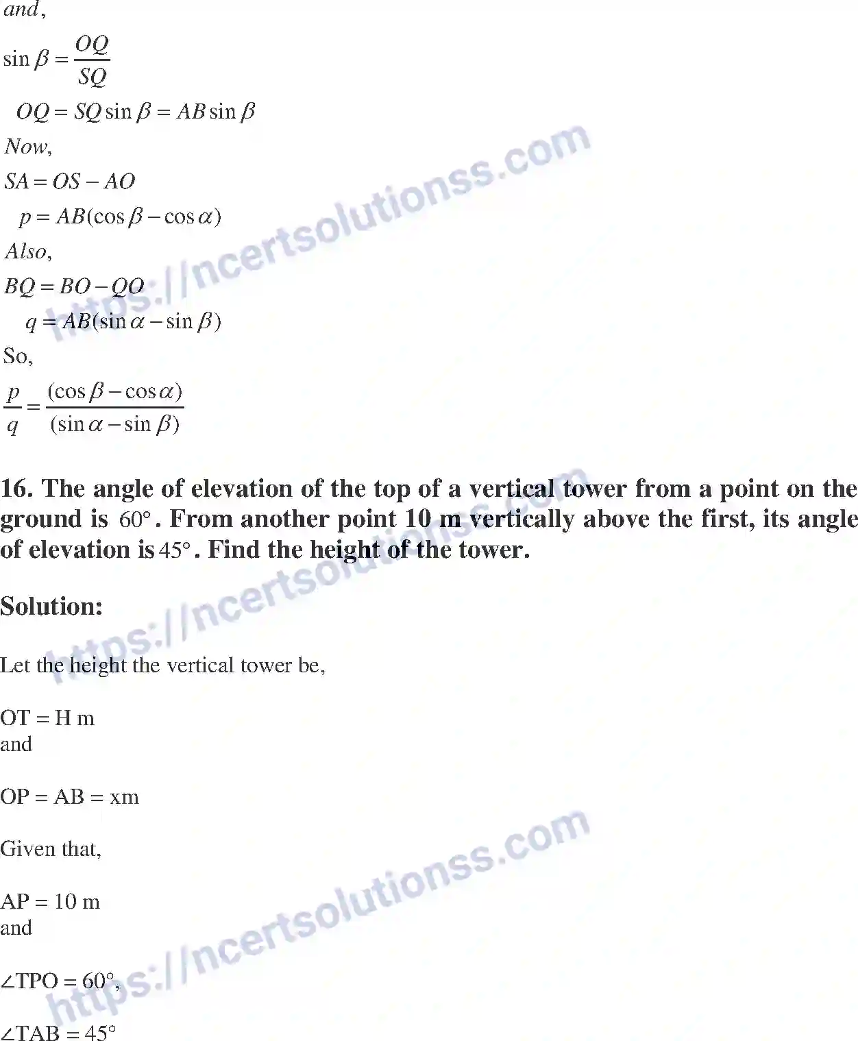 NCERT-Exemplar-Solution-Class-10-Mathematics-Introduction-to-Trigonometry-and-its-Equation-134-page-48