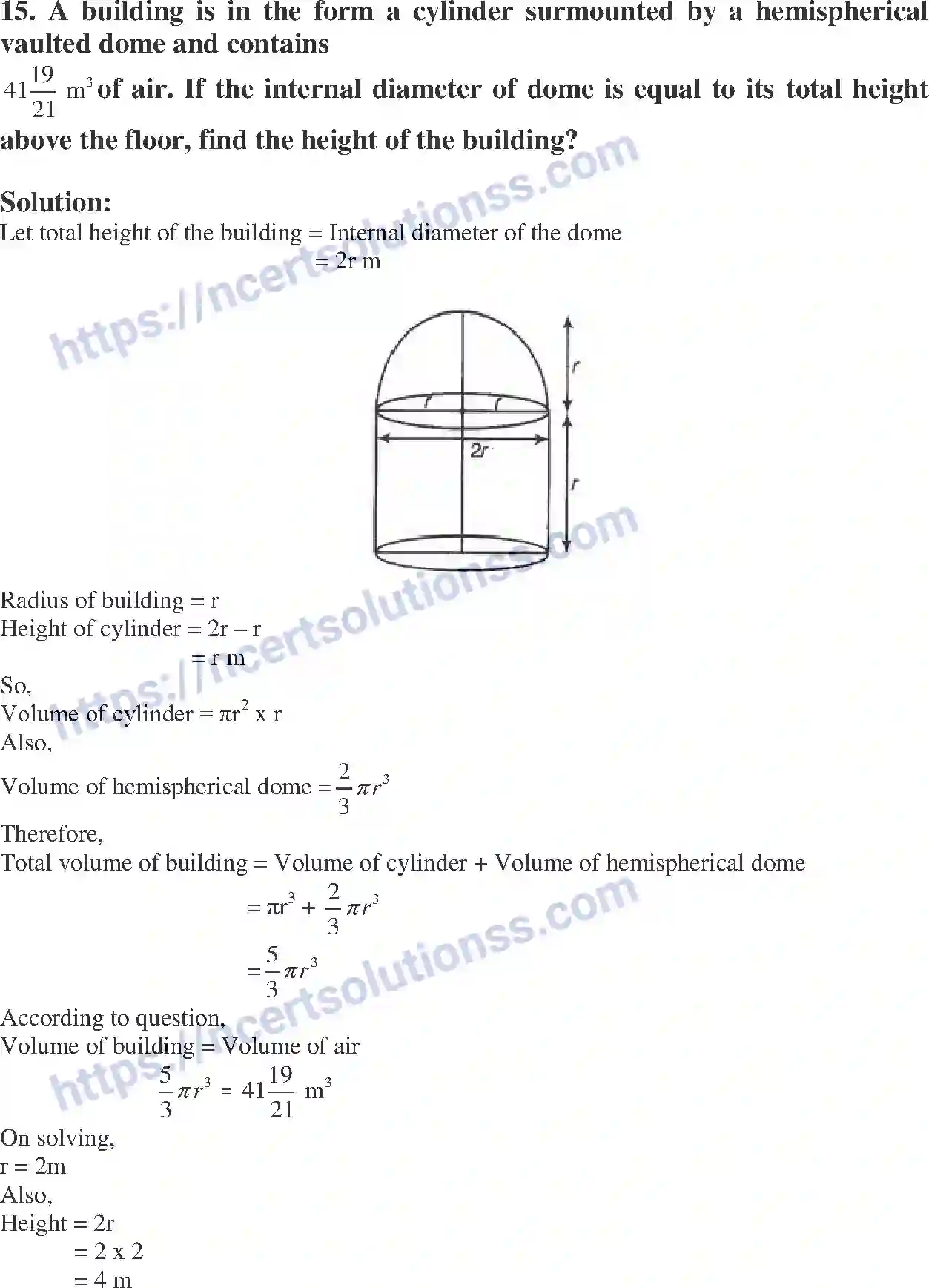 NCERT-Exemplar-Solution-Class-10-Mathematics-Surface-Areas-and-Volumes-138-page-45