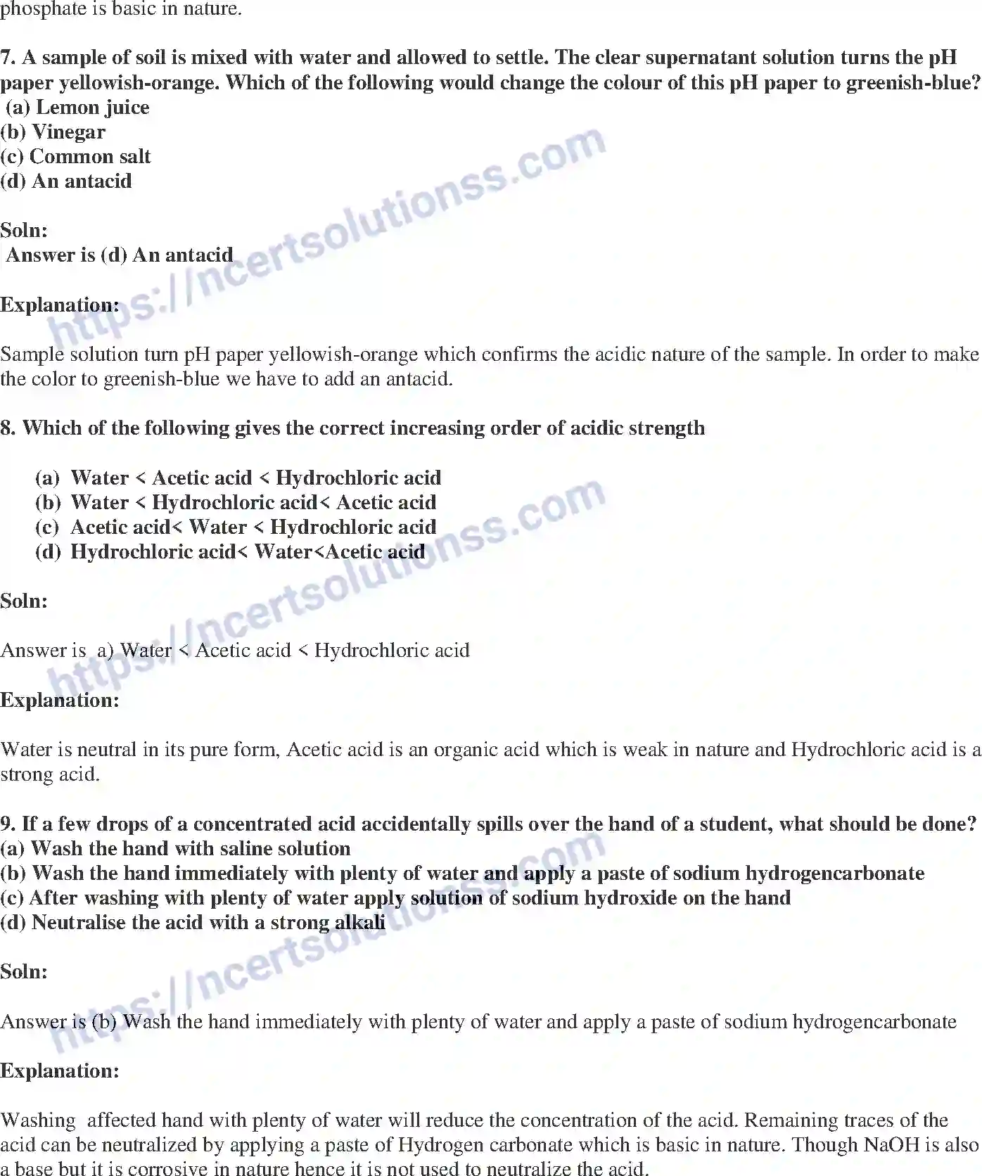 NCERT-Exemplar-Solution-Class-10-Science-Acids-Bases-and-Salts-141-page-3