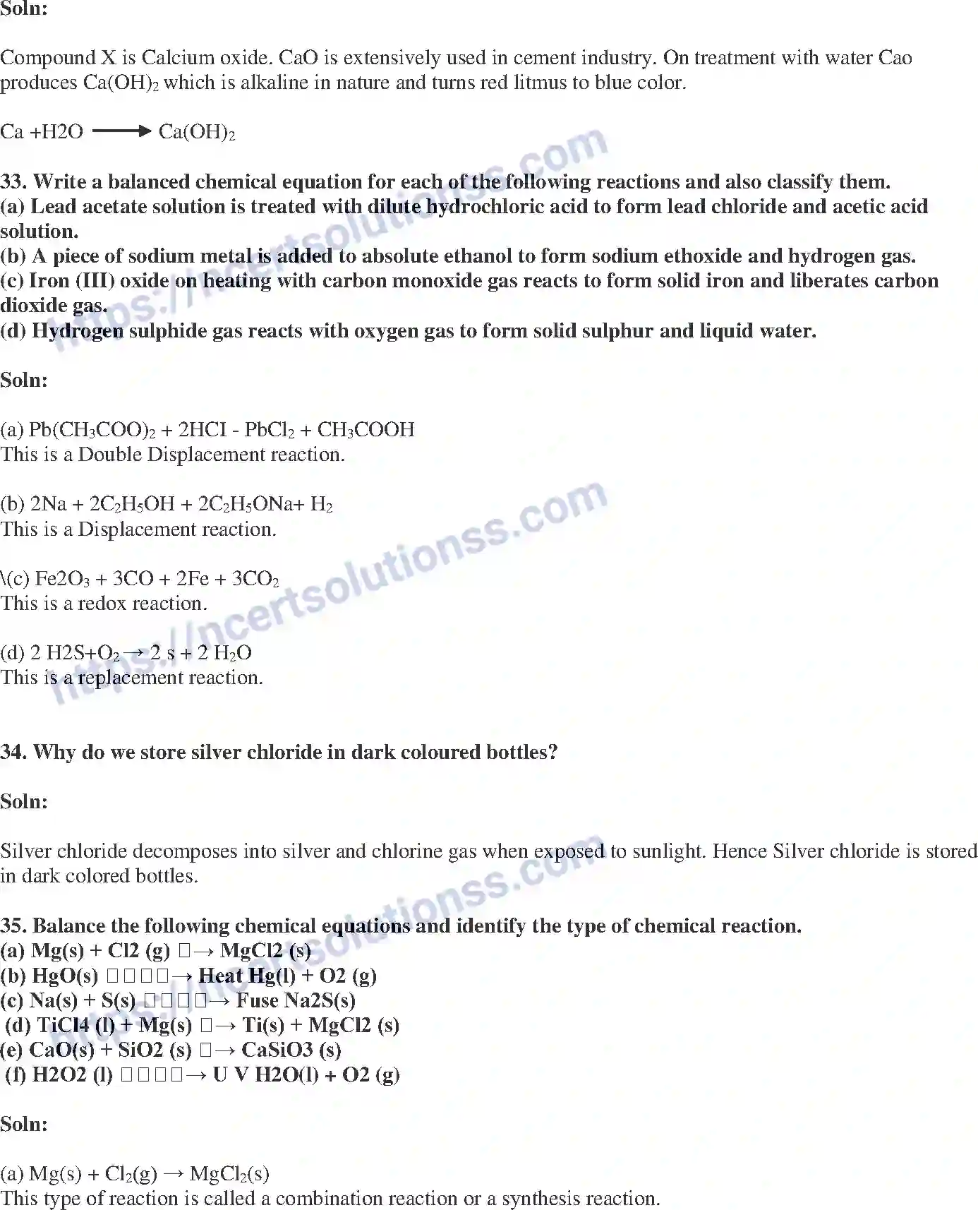 NCERT-Exemplar-Solution-Class-10-Science-Chemical-Reactions-and-Equations-140-page-14
