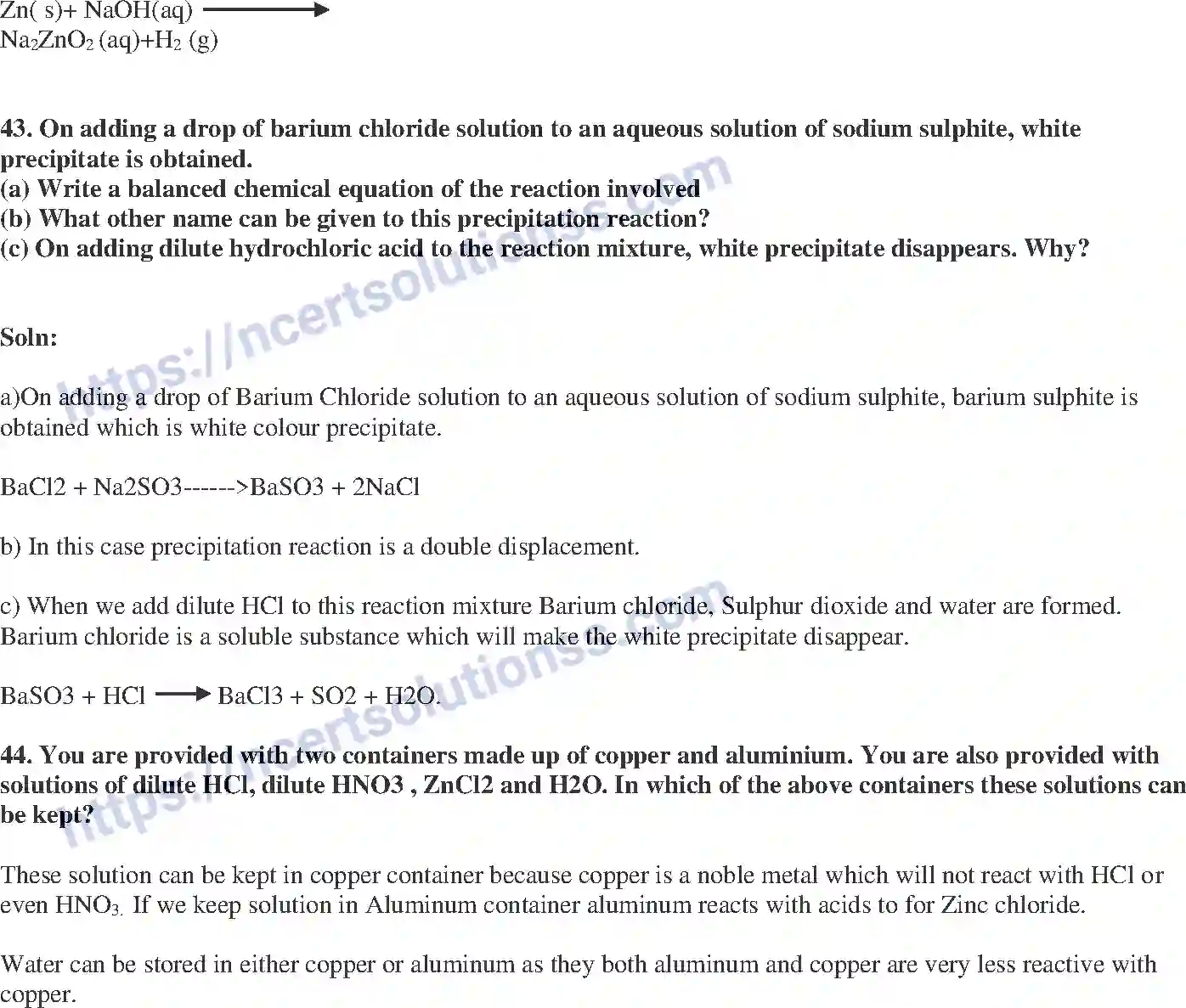 NCERT-Exemplar-Solution-Class-10-Science-Chemical-Reactions-and-Equations-140-page-18