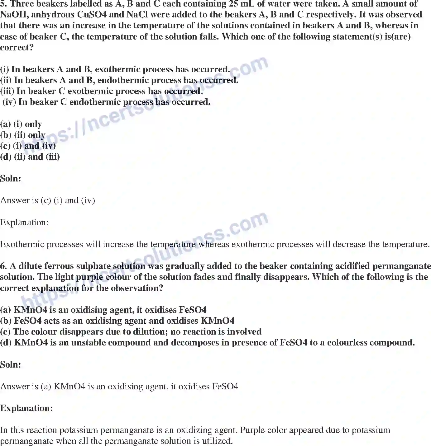 NCERT-Exemplar-Solution-Class-10-Science-Chemical-Reactions-and-Equations-140-page-3