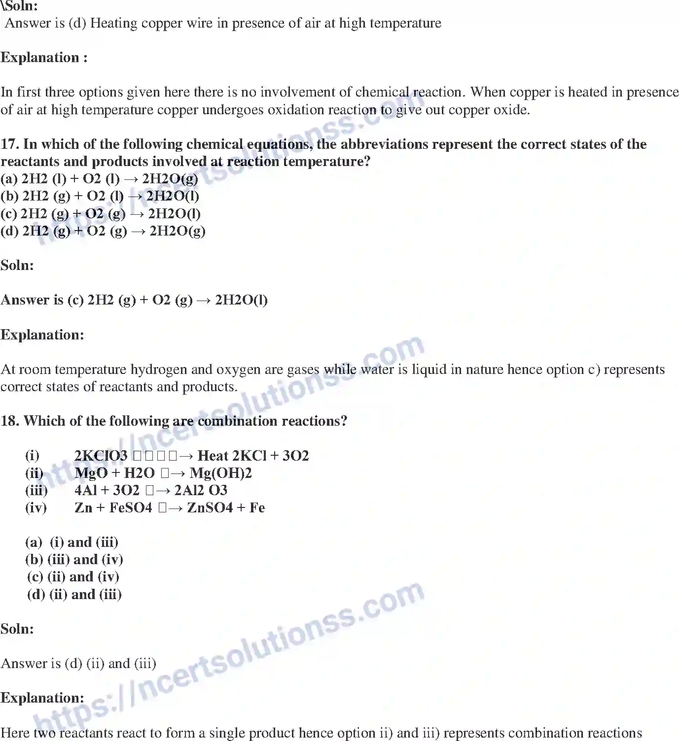 NCERT-Exemplar-Solution-Class-10-Science-Chemical-Reactions-and-Equations-140-page-8
