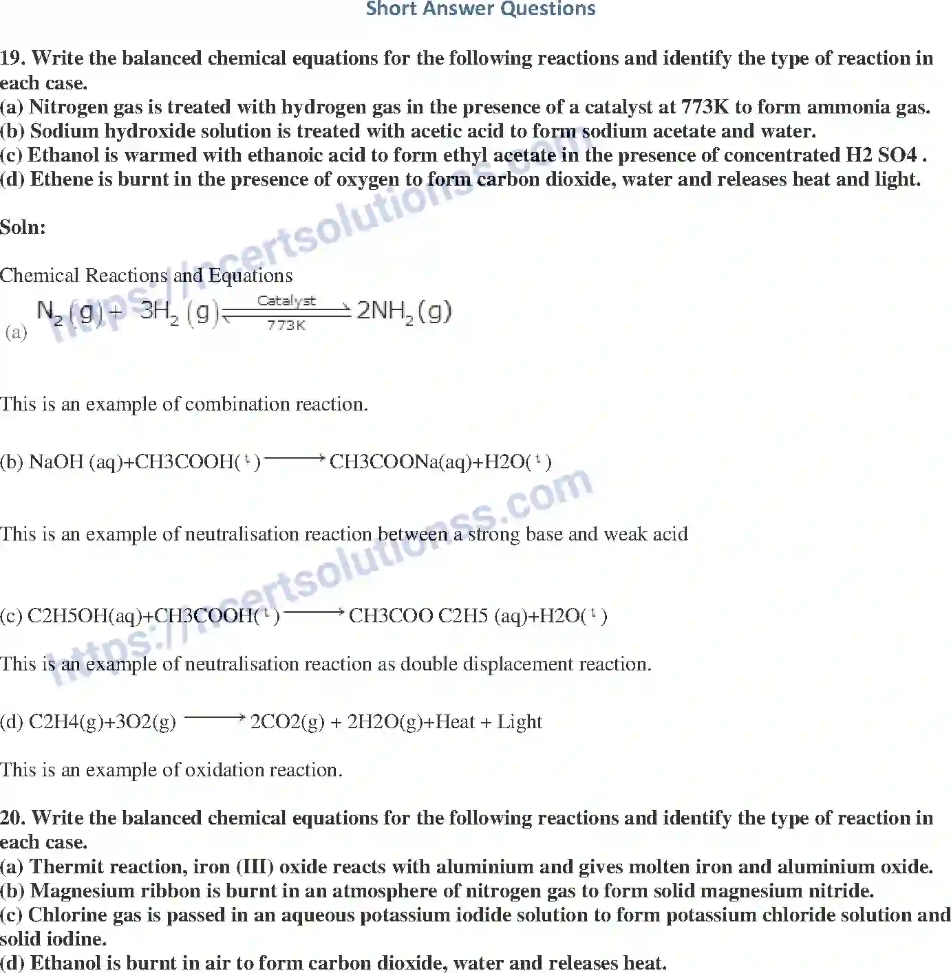 NCERT-Exemplar-Solution-Class-10-Science-Chemical-Reactions-and-Equations-140-page-9
