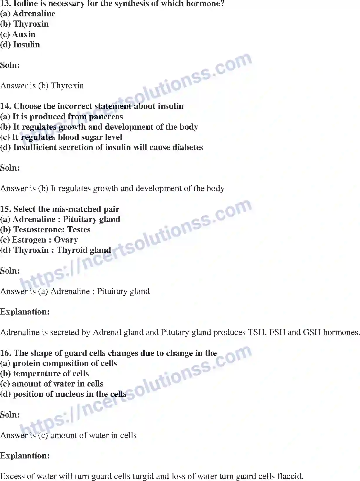 NCERT-Exemplar-Solution-Class-10-Science-Control-and-Coordination-146-page-5