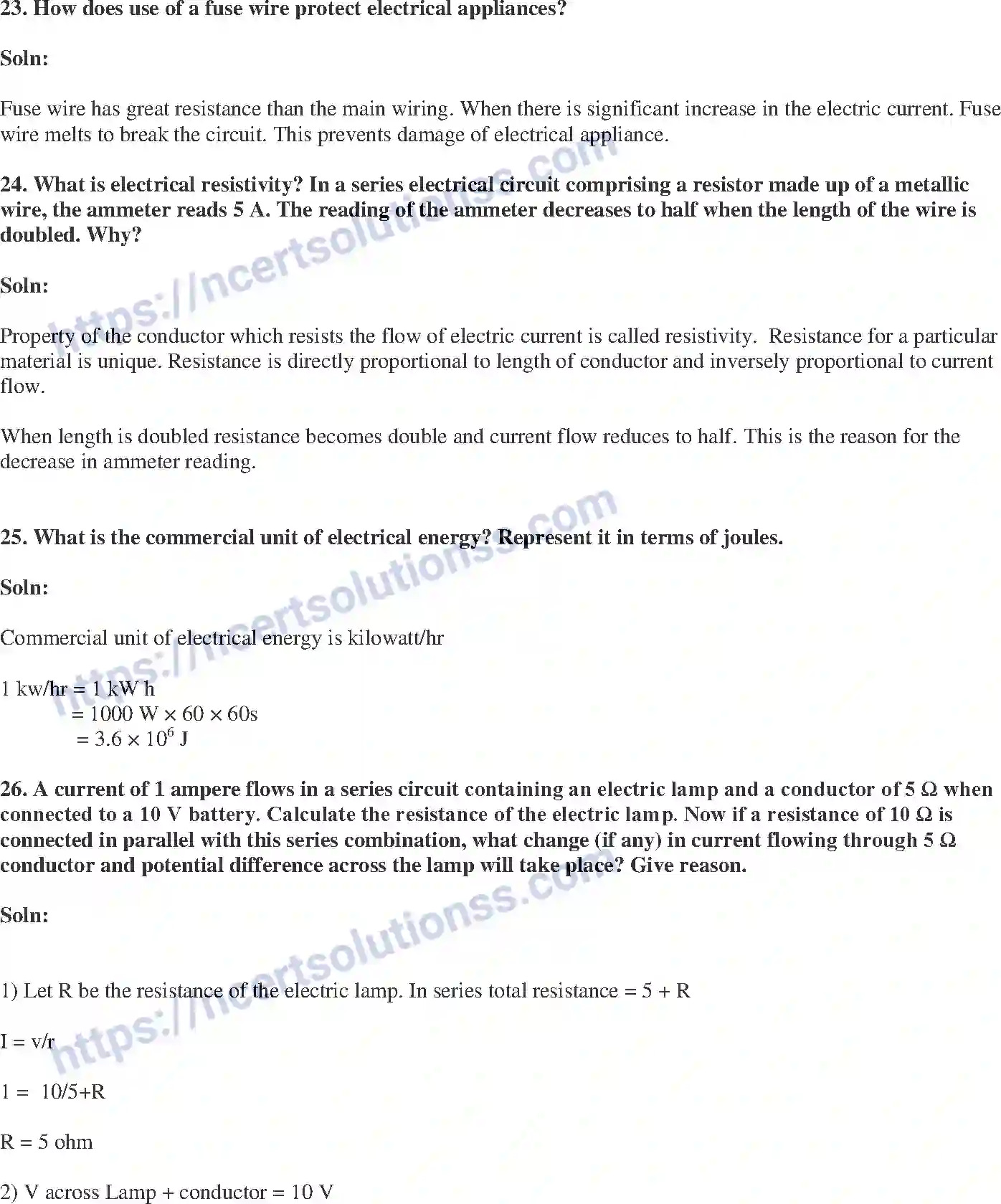 NCERT-Exemplar-Solution-Class-10-Science-Electricity-151-page-12