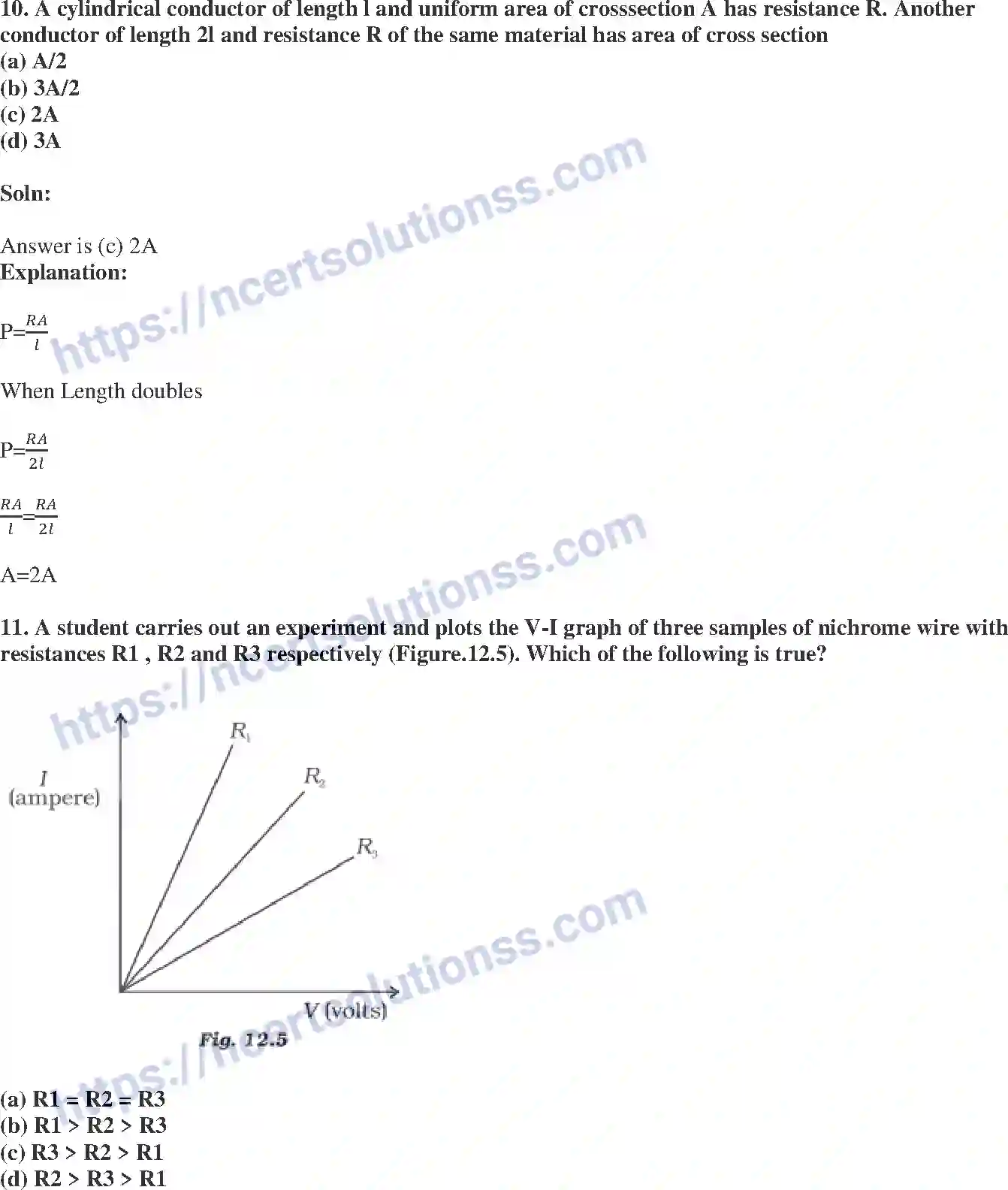 NCERT-Exemplar-Solution-Class-10-Science-Electricity-151-page-6