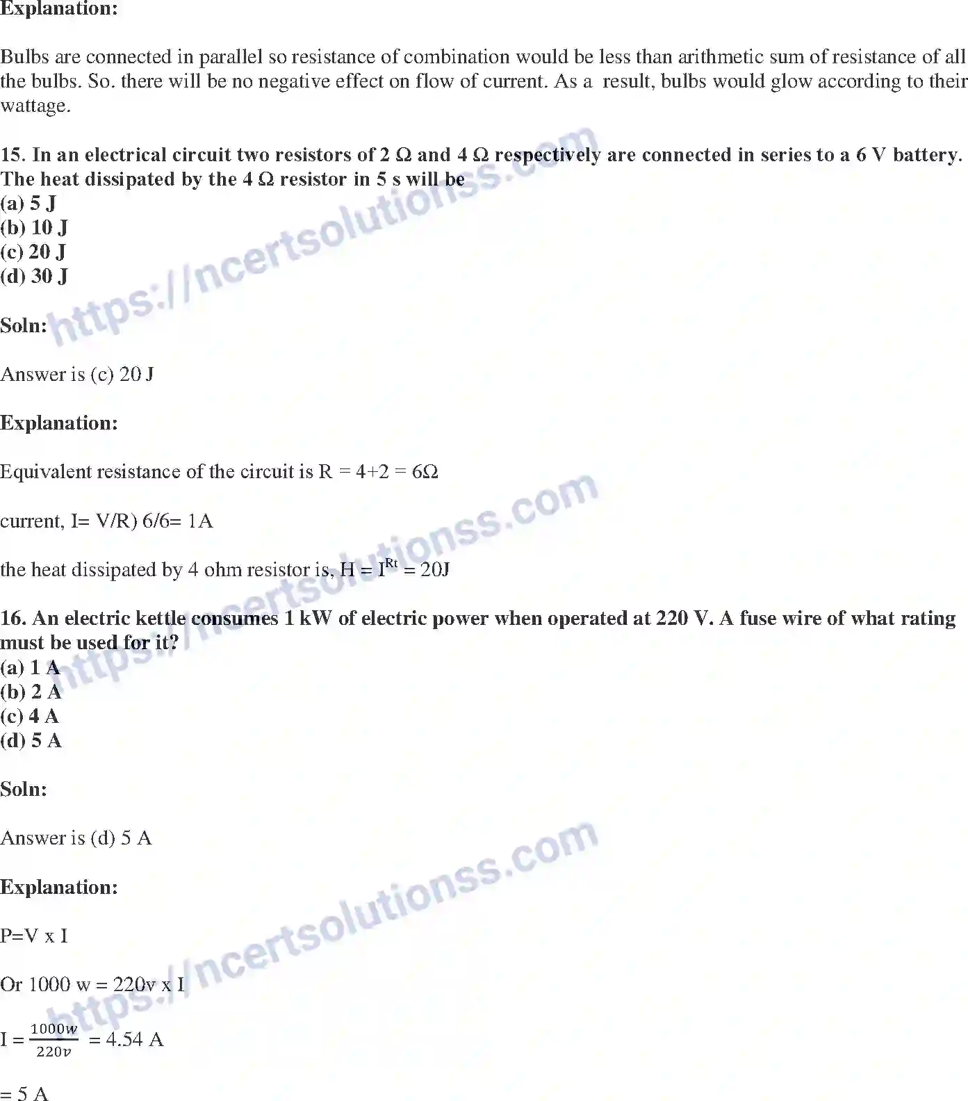 NCERT-Exemplar-Solution-Class-10-Science-Electricity-151-page-8