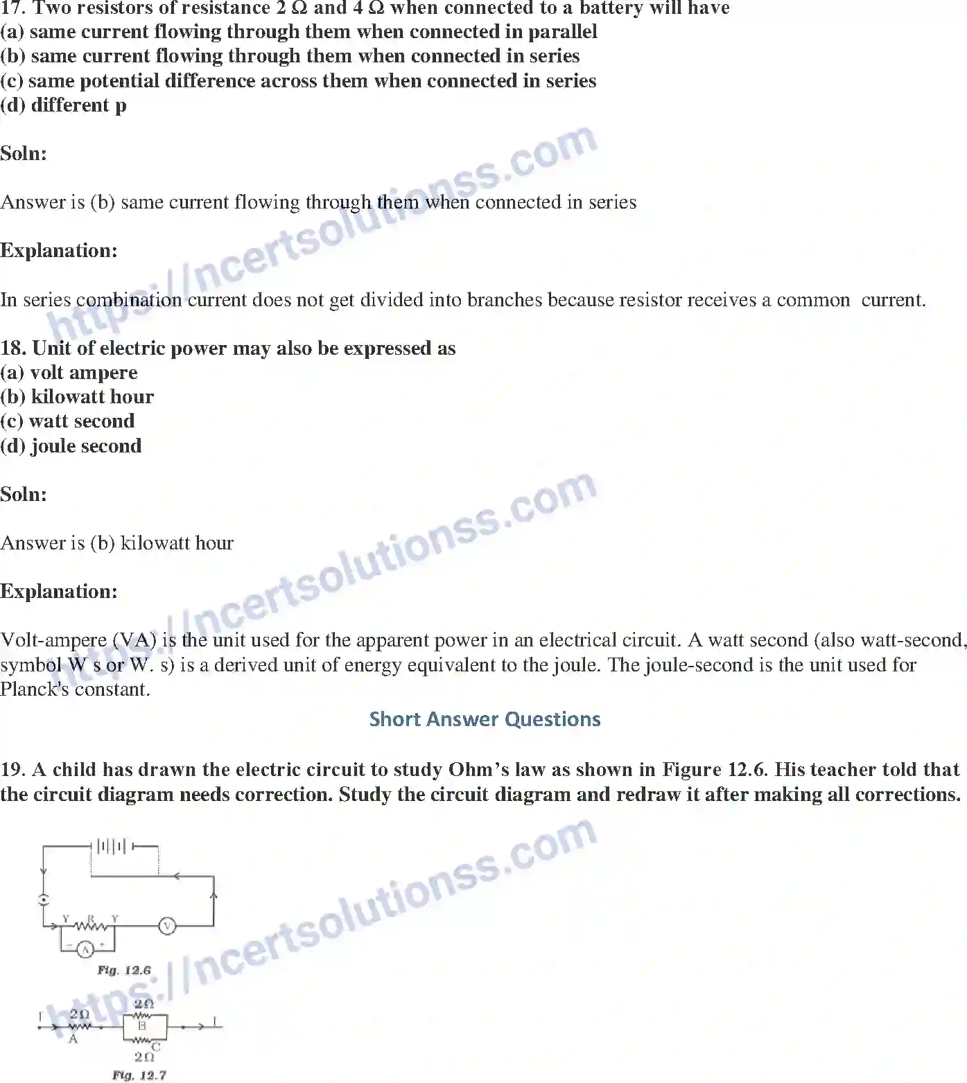 NCERT-Exemplar-Solution-Class-10-Science-Electricity-151-page-9