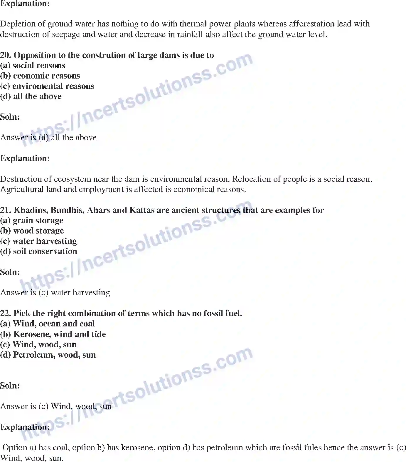 NCERT-Exemplar-Solution-Class-10-Science-Management-of-Natural-Resources-155-page-7