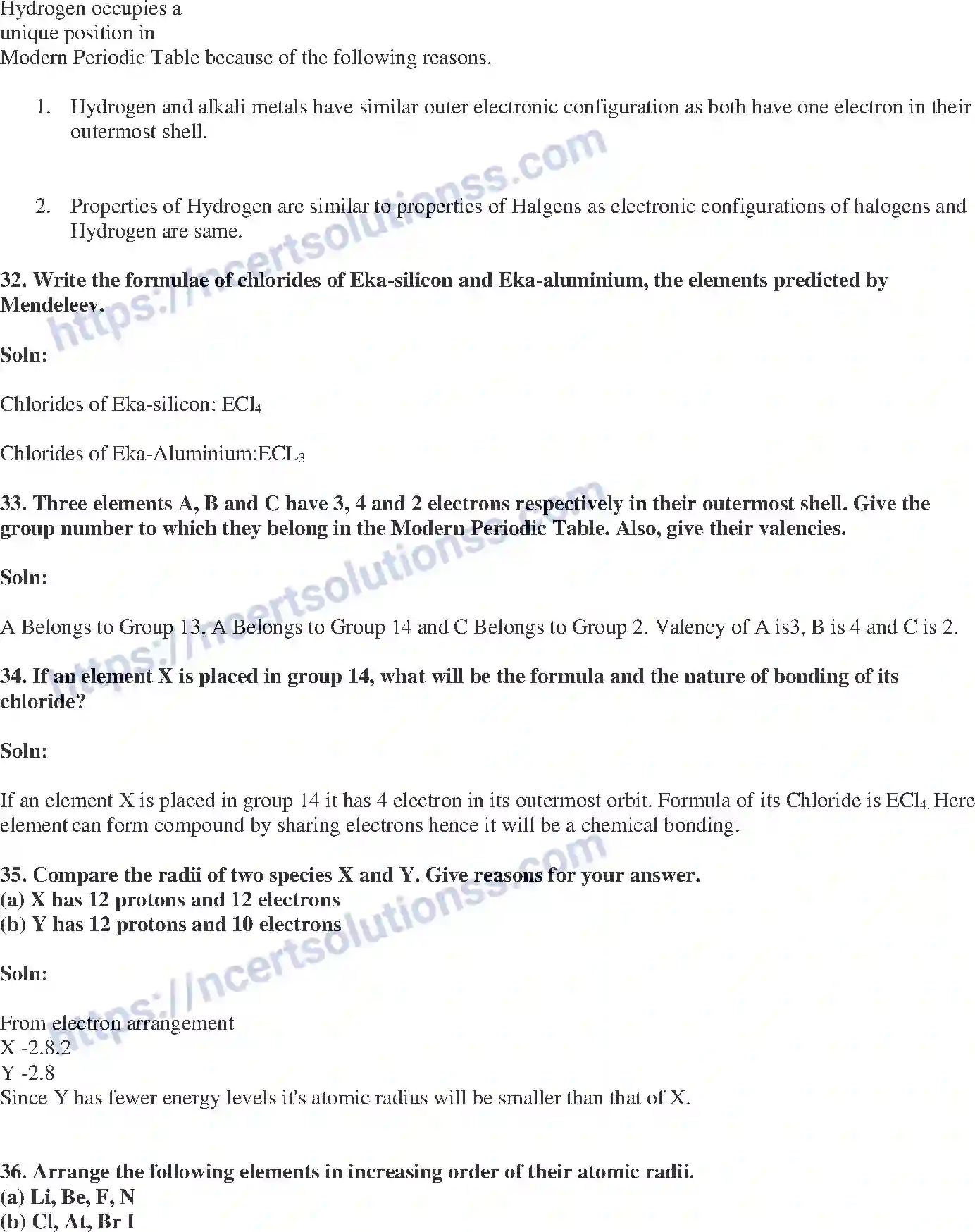 NCERT-Exemplar-Solution-Class-10-Science-Periodic-Classification-of-Elements-144-page-11