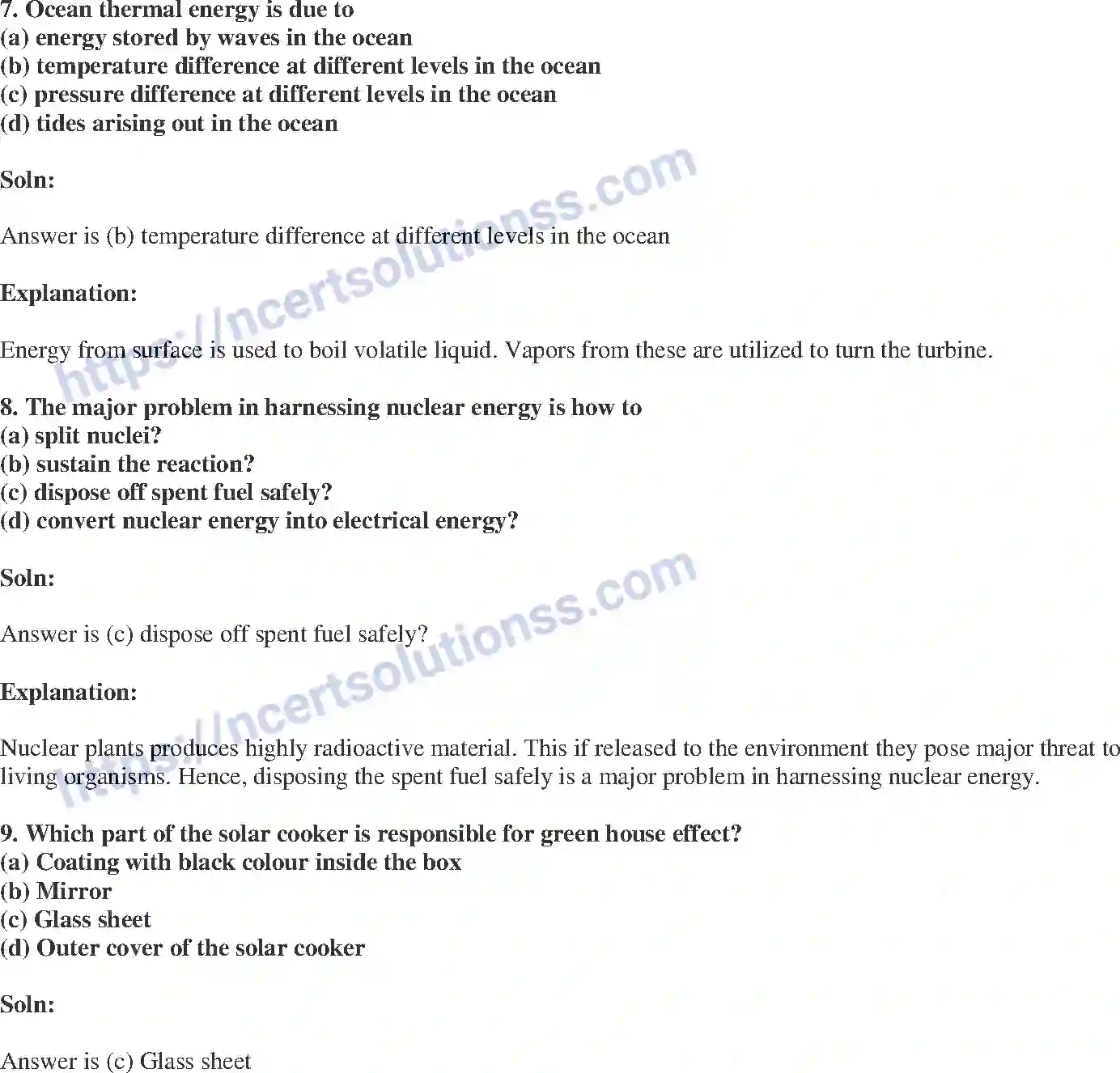 NCERT-Exemplar-Solution-Class-10-Science-Source-of-Energy-153-page-3