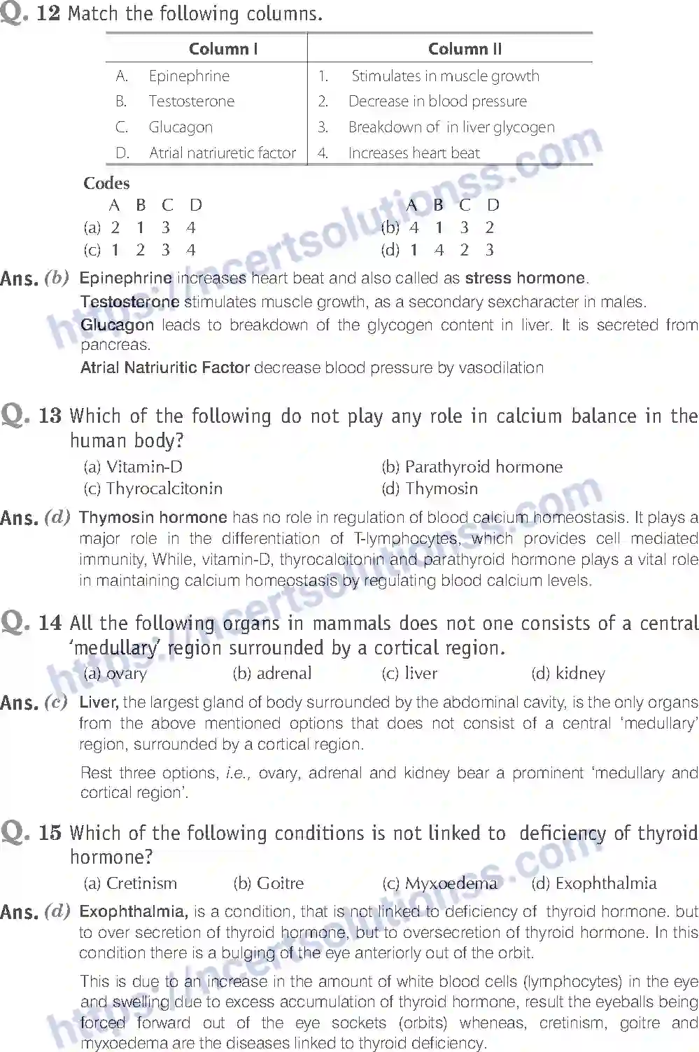 NCERT-Exemplar-Solution-Class-11-Biology-Chemical-Coordination-And-Integration-98-page-5
