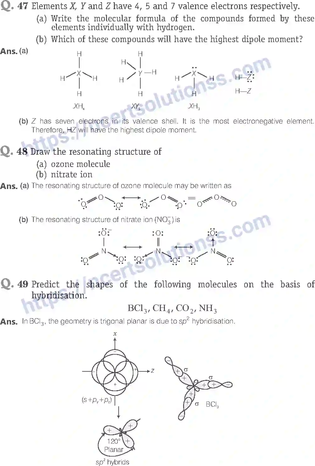 NCERT-Exemplar-Solution-Class-11-Chemistry-Chemical-Bonding-And-Molecular-Structure-102-page-18