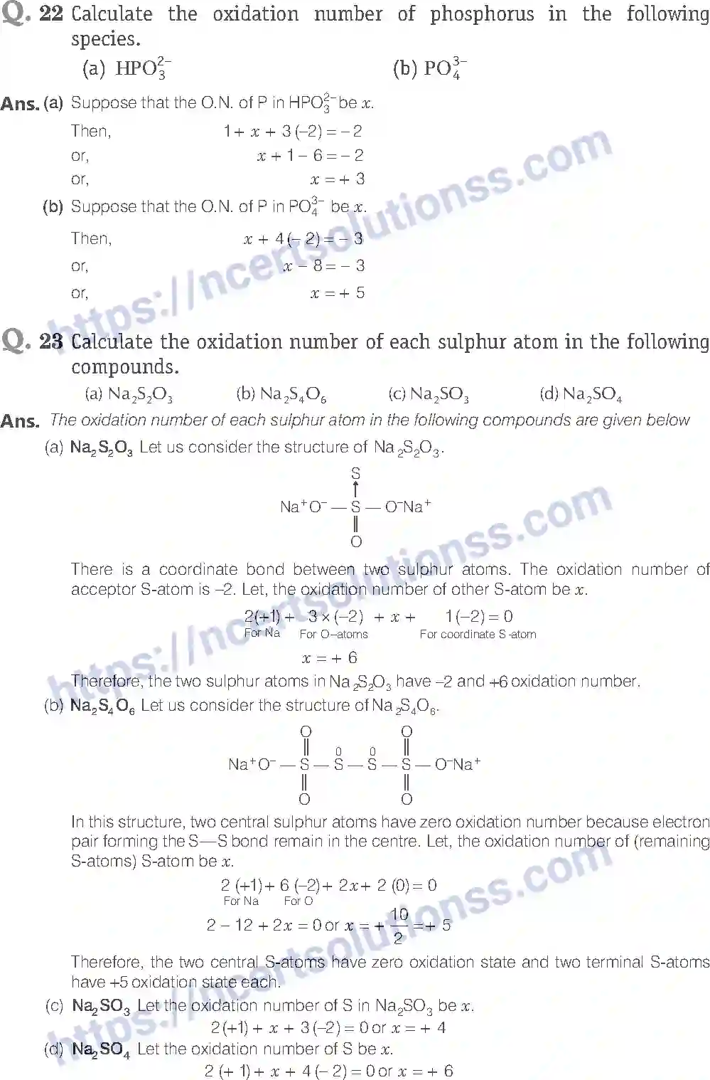 NCERT-Exemplar-Solution-Class-11-Chemistry-Redox-Reactions-106-page-10