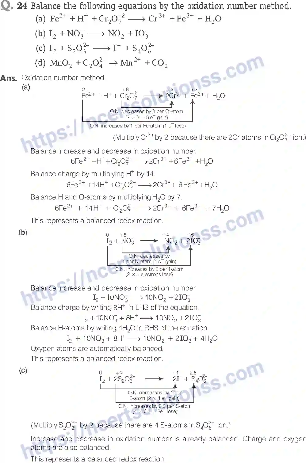 NCERT-Exemplar-Solution-Class-11-Chemistry-Redox-Reactions-106-page-11