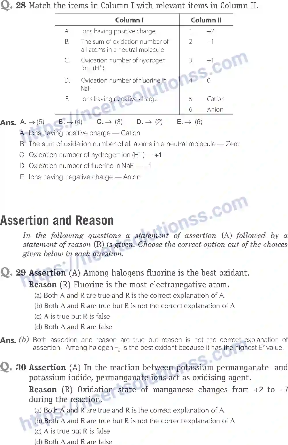 NCERT-Exemplar-Solution-Class-11-Chemistry-Redox-Reactions-106-page-16