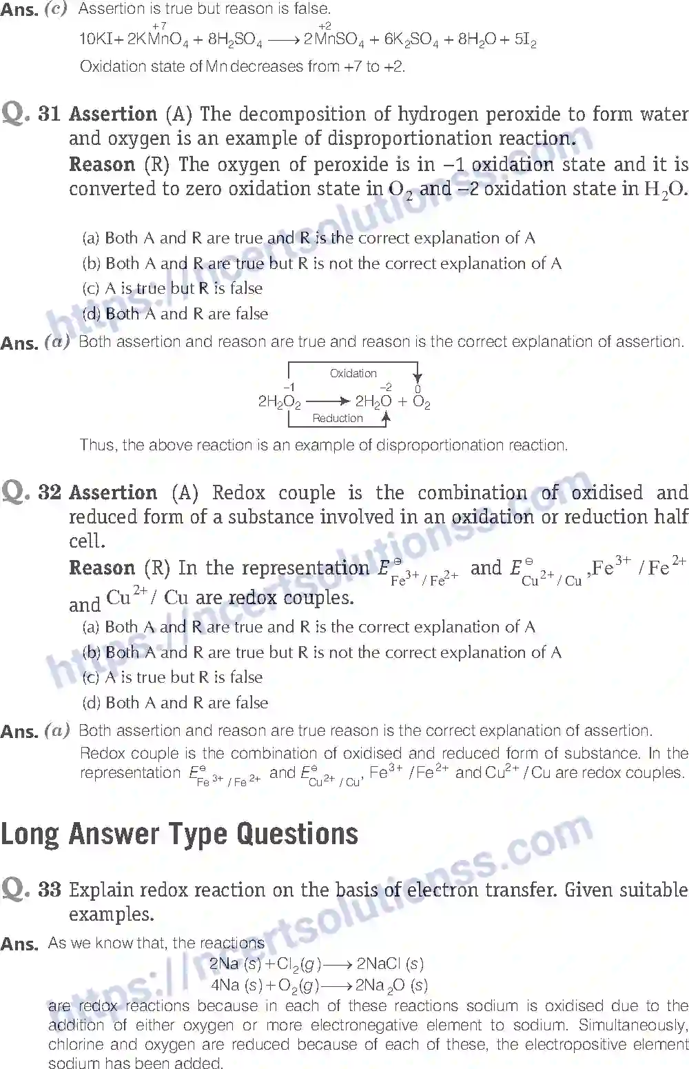 NCERT-Exemplar-Solution-Class-11-Chemistry-Redox-Reactions-106-page-17