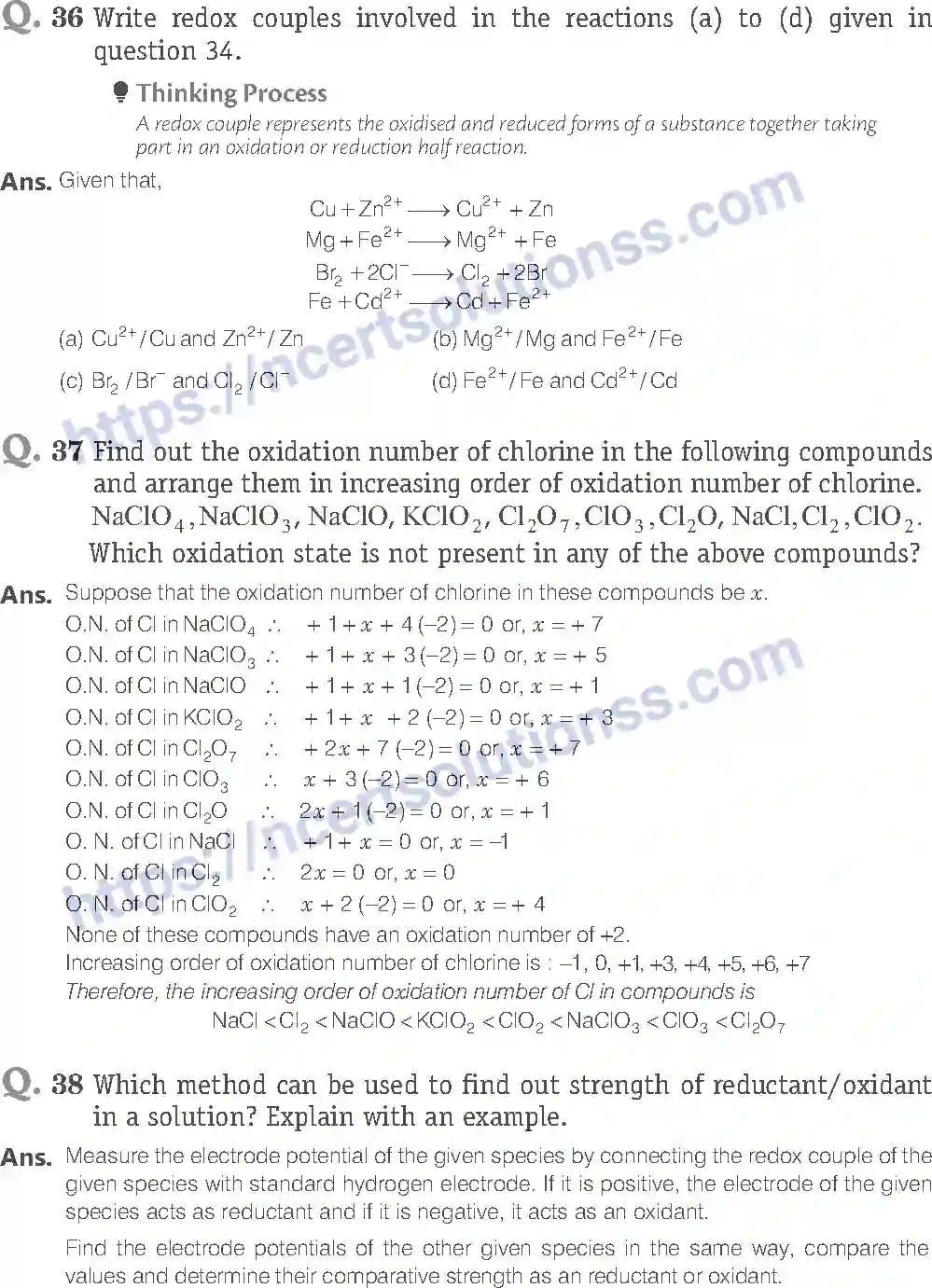 NCERT-Exemplar-Solution-Class-11-Chemistry-Redox-Reactions-106-page-20