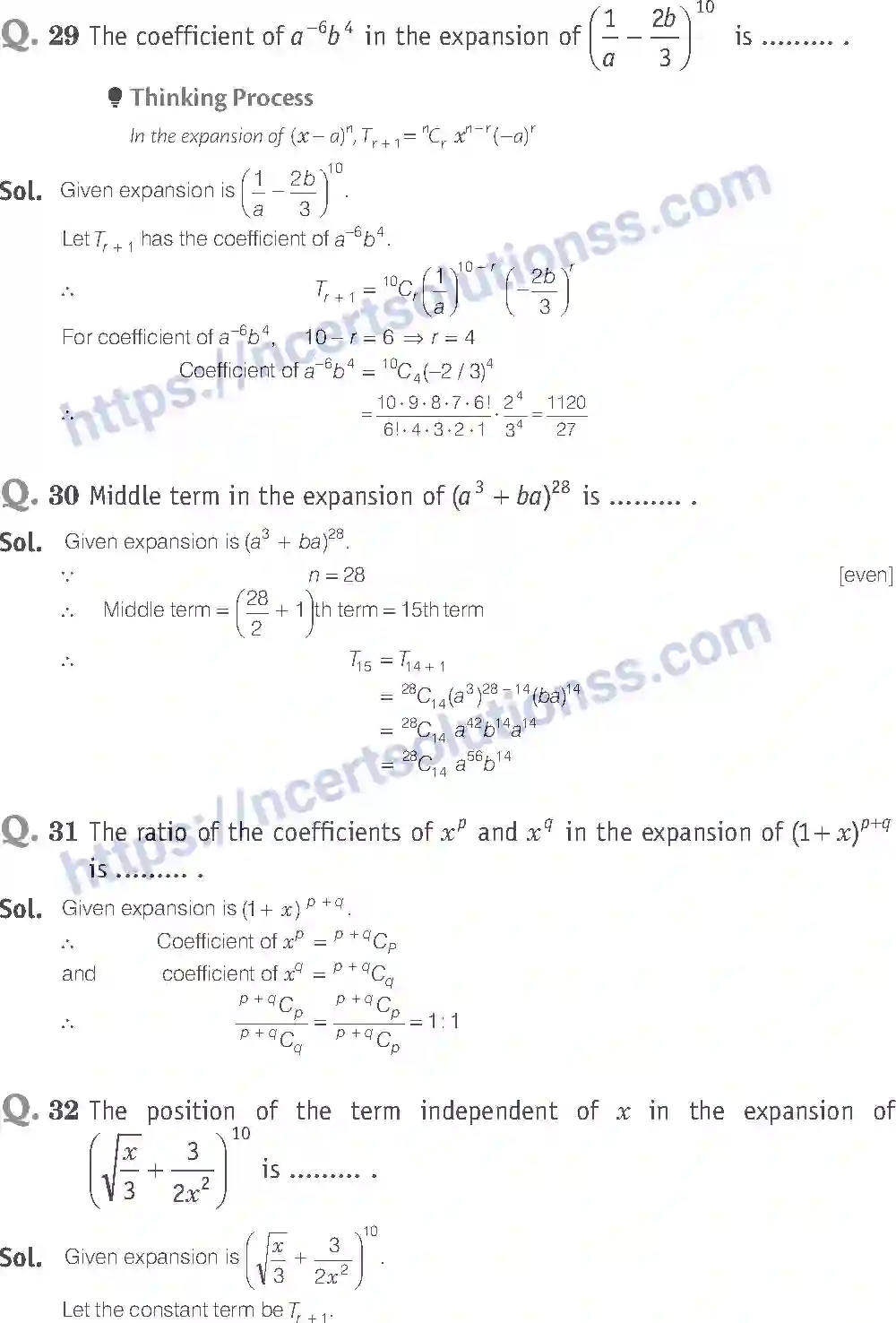 NCERT-Exemplar-Solution-Class-11-Mathematics-Binomial-Theorem-68-page-14