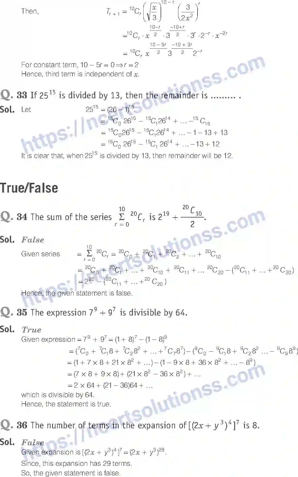 NCERT-Exemplar-Solution-Class-11-Mathematics-Binomial-Theorem-68-page-15