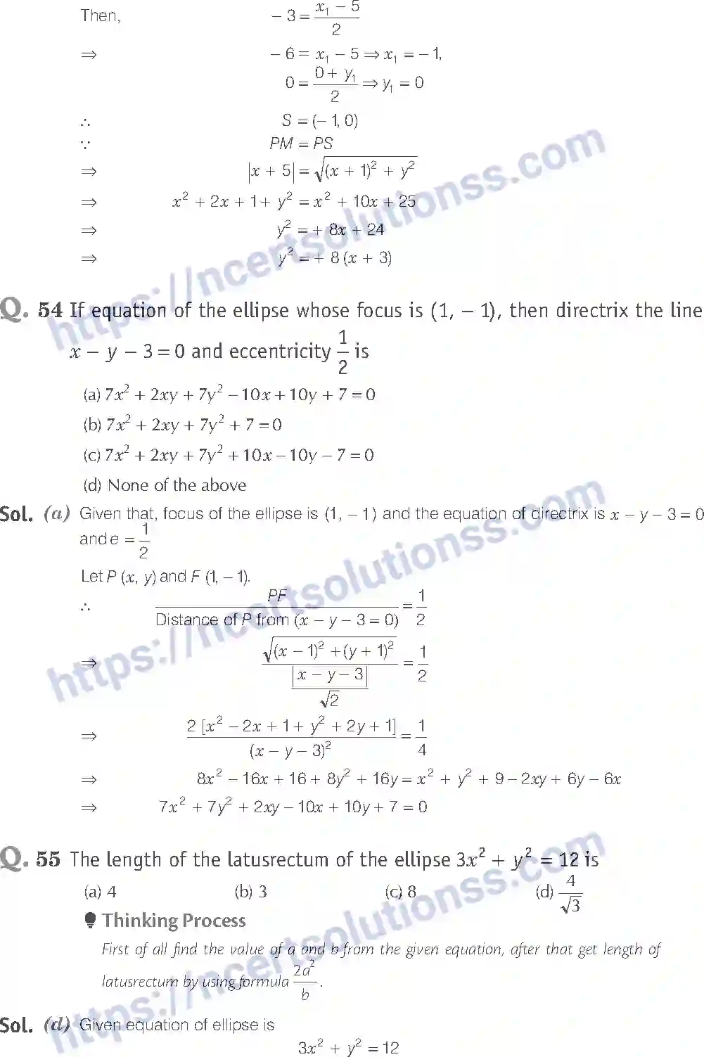 NCERT-Exemplar-Solution-Class-11-Mathematics-Conic-Sections-71-page-27