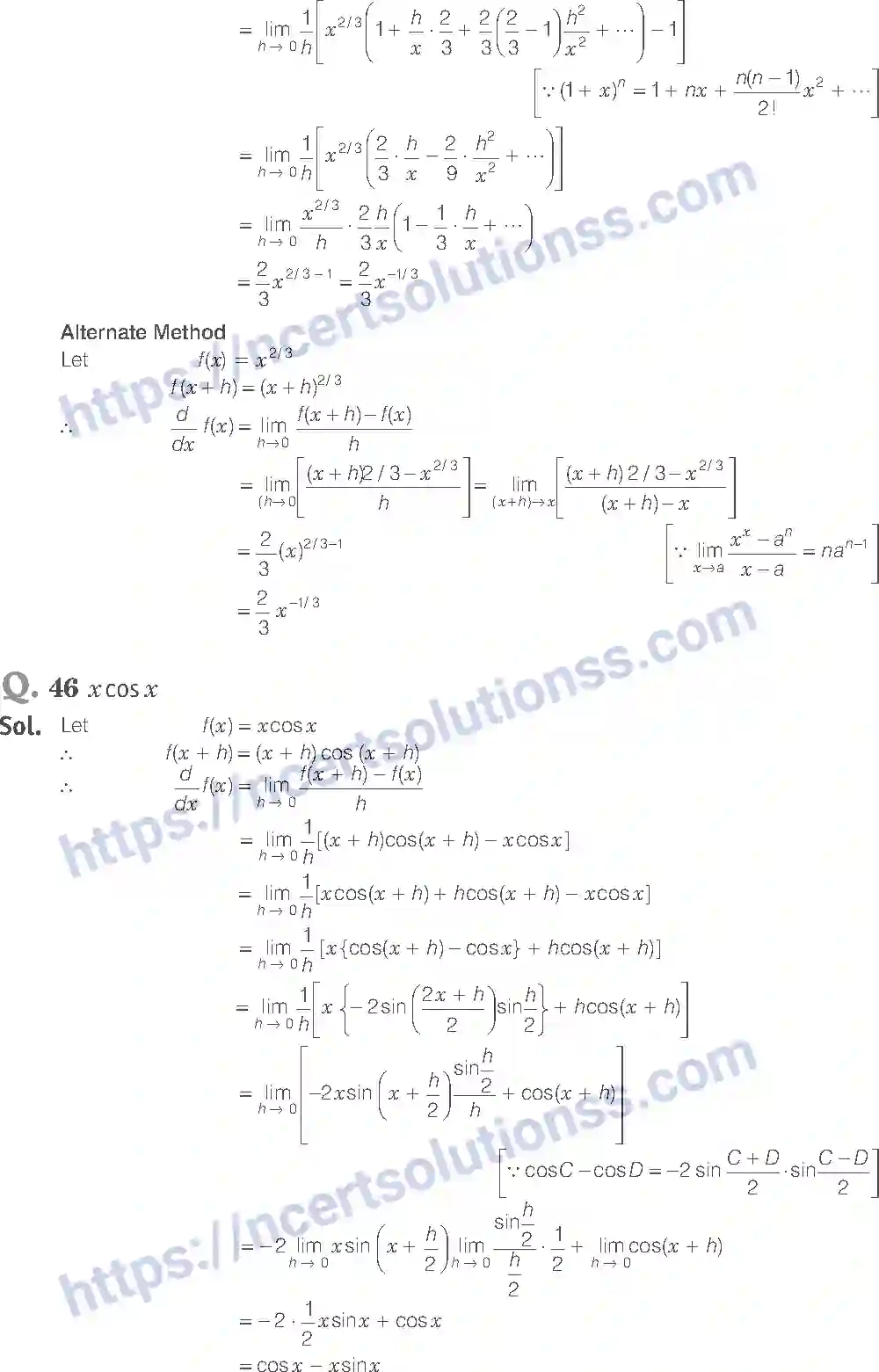 NCERT-Exemplar-Solution-Class-11-Mathematics-Limits-And-Derivatives-73-page-18