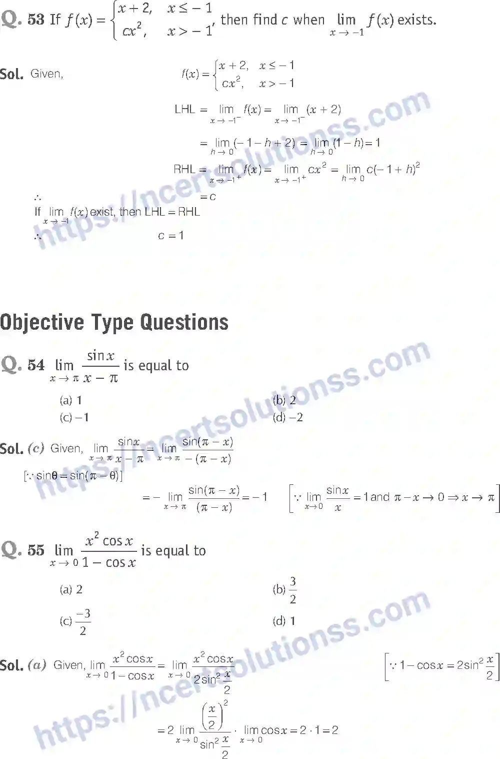 NCERT-Exemplar-Solution-Class-11-Mathematics-Limits-And-Derivatives-73-page-23