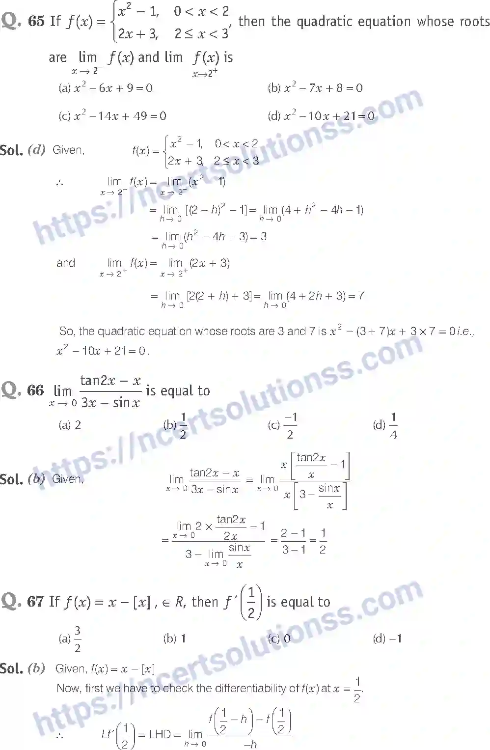 NCERT-Exemplar-Solution-Class-11-Mathematics-Limits-And-Derivatives-73-page-27