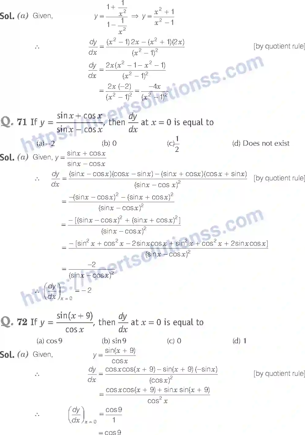 NCERT-Exemplar-Solution-Class-11-Mathematics-Limits-And-Derivatives-73-page-29