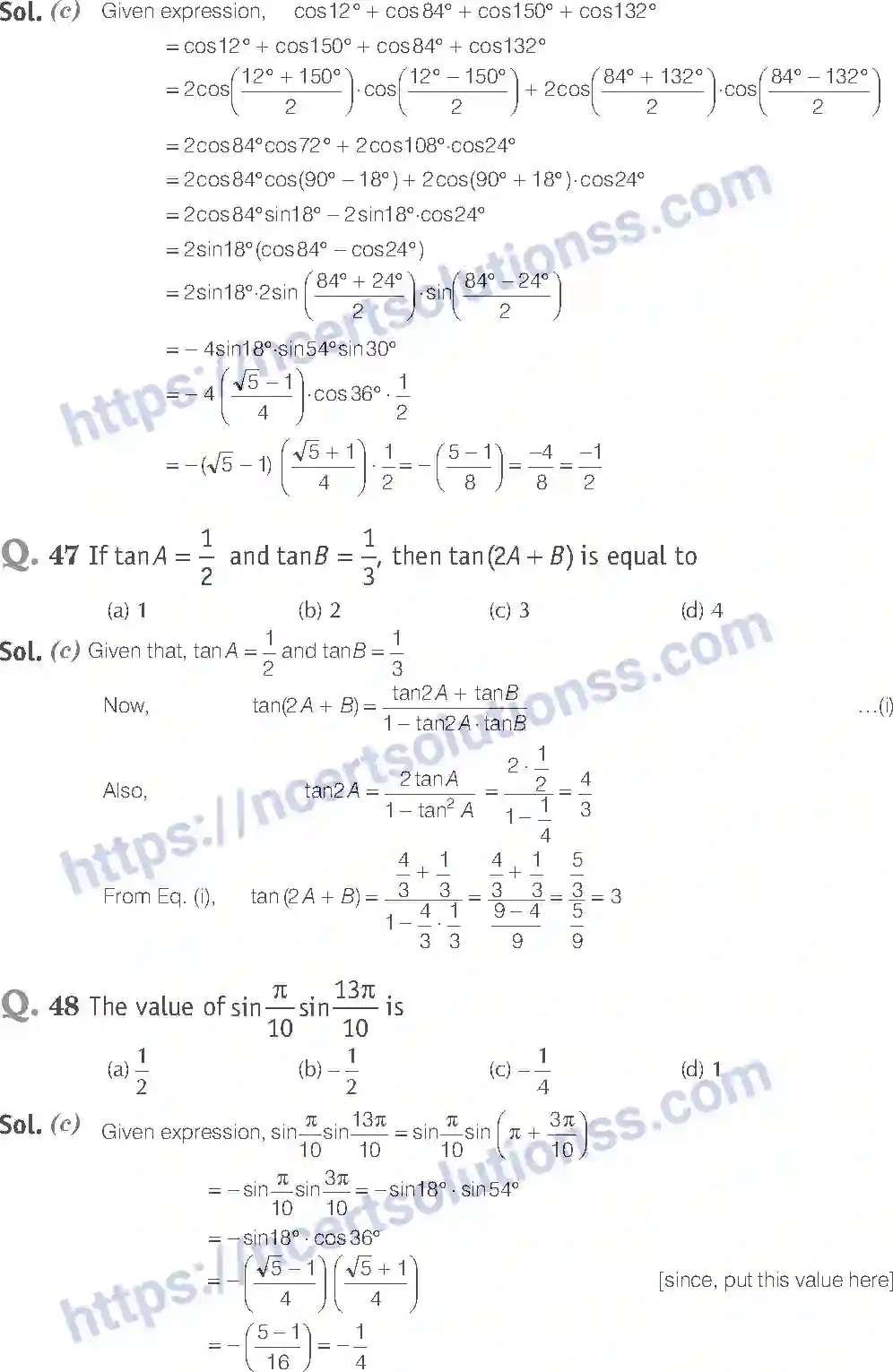 NCERT-Exemplar-Solution-Class-11-Mathematics-Trigonometric-Functions-63-page-18