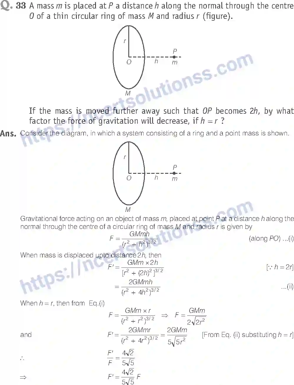 NCERT-Exemplar-Solution-Class-11-Physics-Gravitation-119-page-14