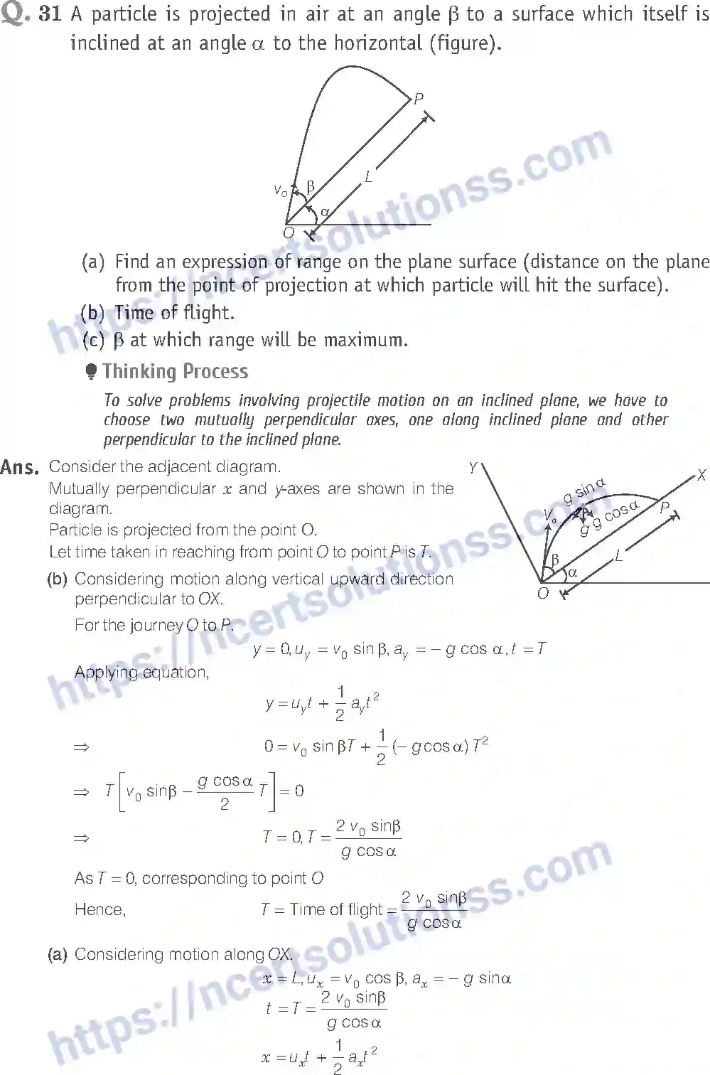 NCERT-Exemplar-Solution-Class-11-Physics-Motion-In-a-Plane-115-page-17