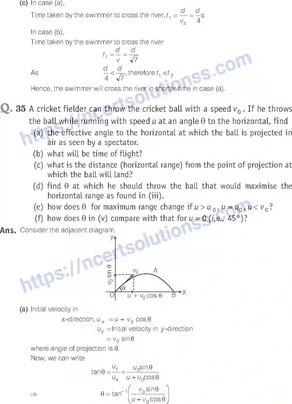 NCERT-Exemplar-Solution-Class-11-Physics-Motion-In-a-Plane-115-page-21