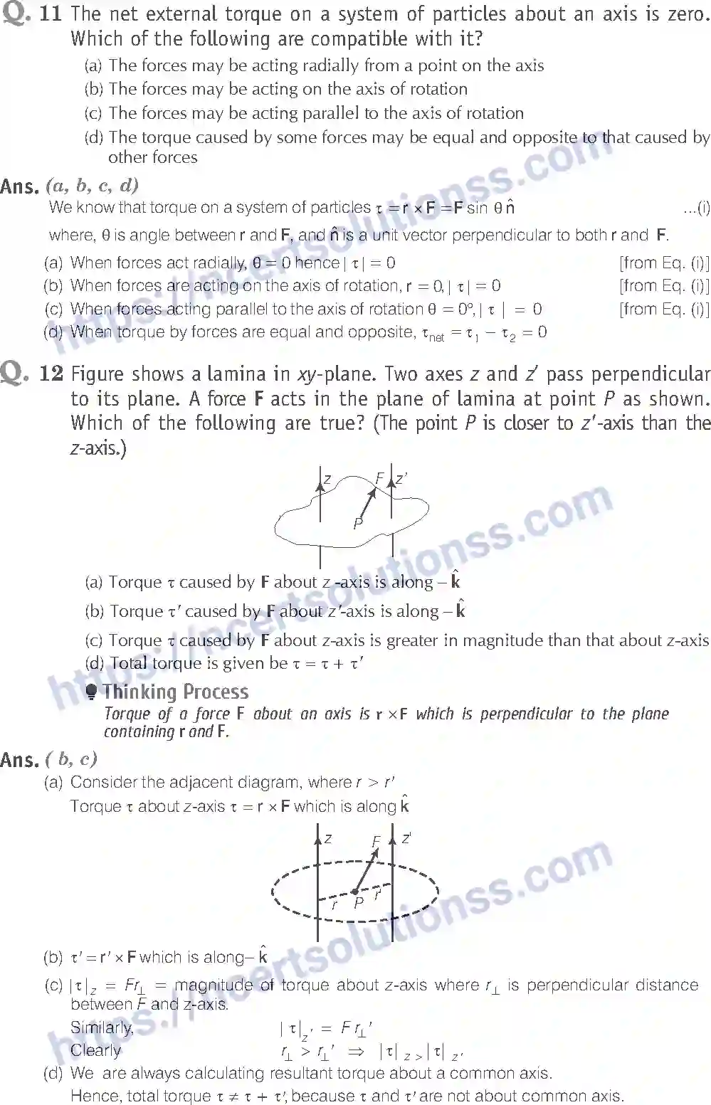 NCERT-Exemplar-Solution-Class-11-Physics-System-of-Particles-And-Rotational-Motion-118-page-5