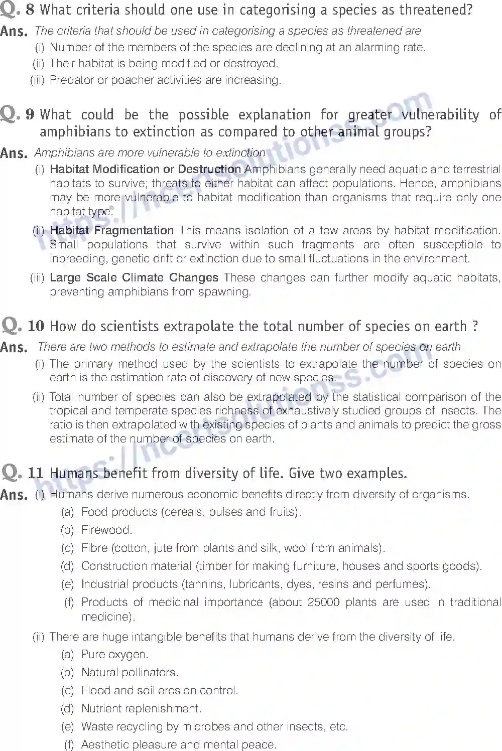 NCERT-Exemplar-Solution-Class-12-Biology-Biodiversity-and-Conservation-28-page-10