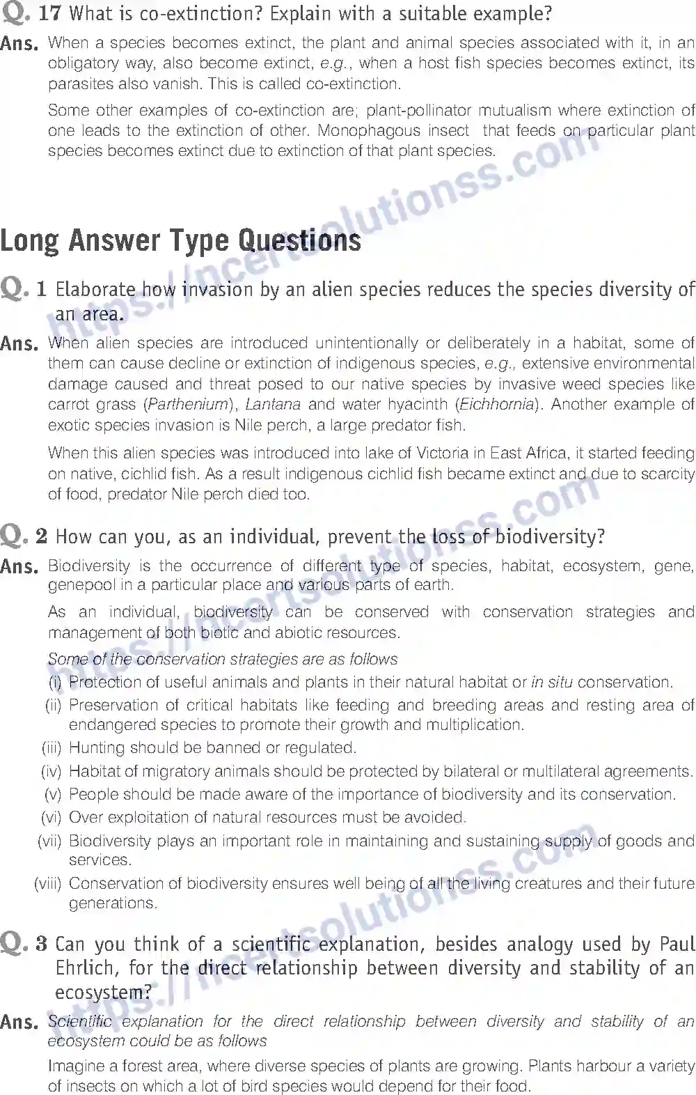 NCERT-Exemplar-Solution-Class-12-Biology-Biodiversity-and-Conservation-28-page-12