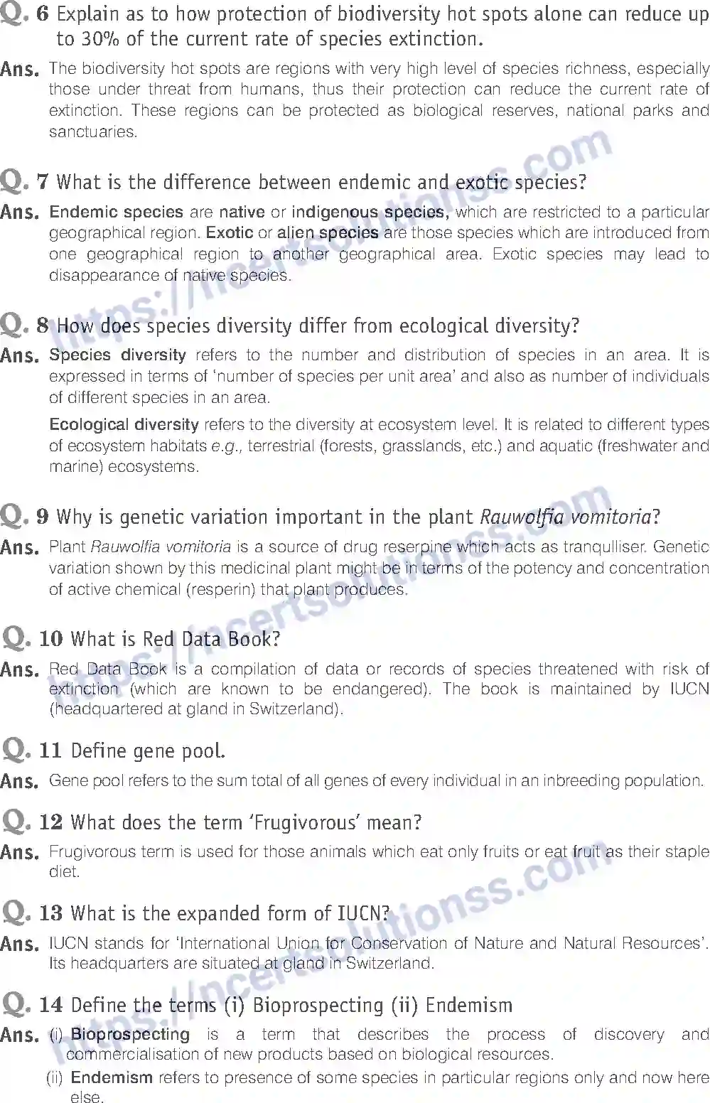 NCERT-Exemplar-Solution-Class-12-Biology-Biodiversity-and-Conservation-28-page-7