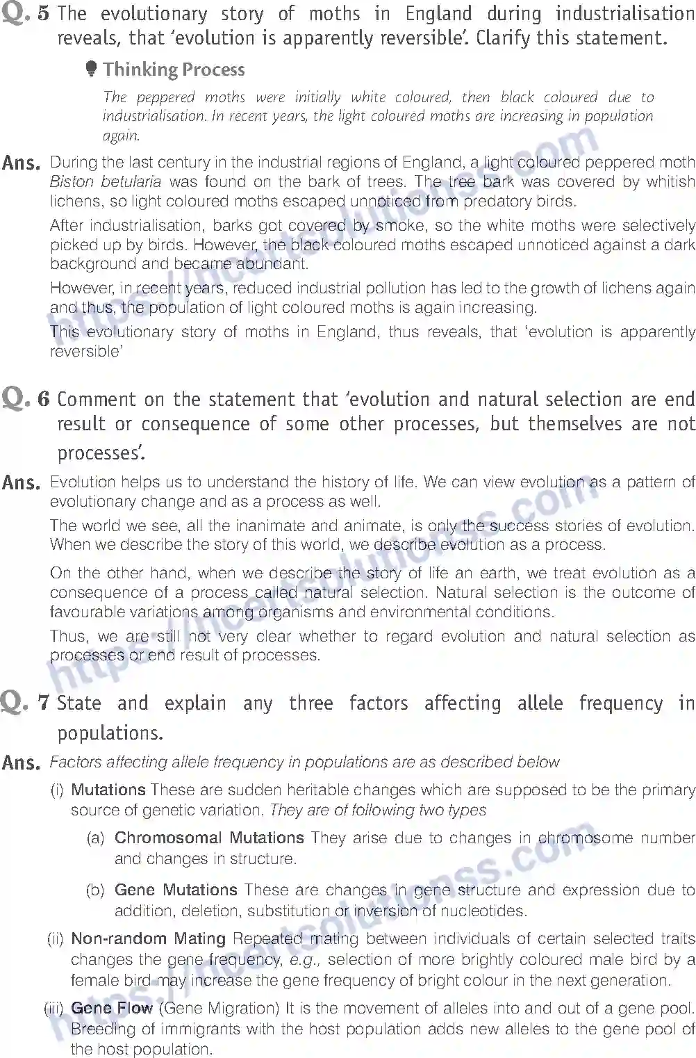 NCERT-Exemplar-Solution-Class-12-Biology-Evolution-20-page-11