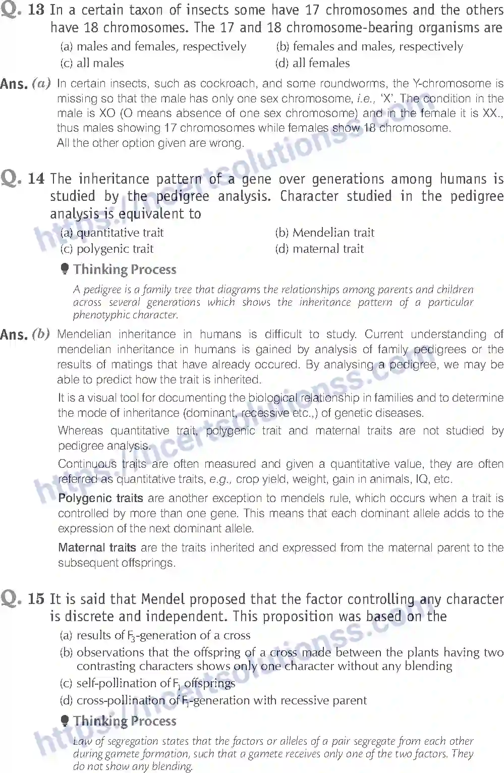 NCERT-Exemplar-Solution-Class-12-Biology-Principle-of-Inheritance-and-Variations-18-page-7