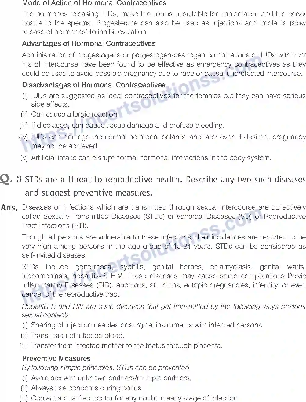 NCERT-Exemplar-Solution-Class-12-Biology-Reproductive-Health-17-page-11