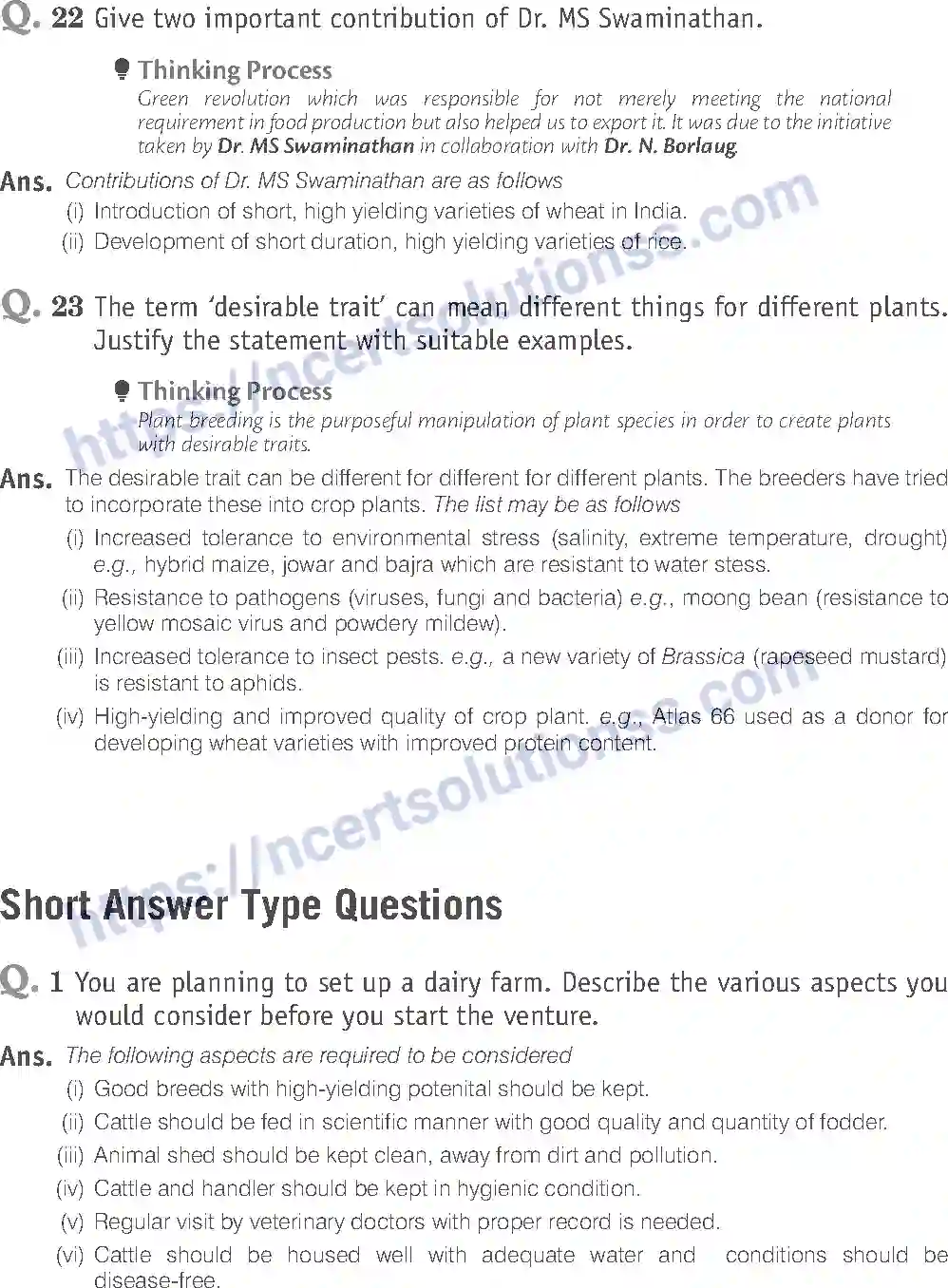 NCERT-Exemplar-Solution-Class-12-Biology-Strategies-for-Enhancement-in-Food-Production-22-page-11