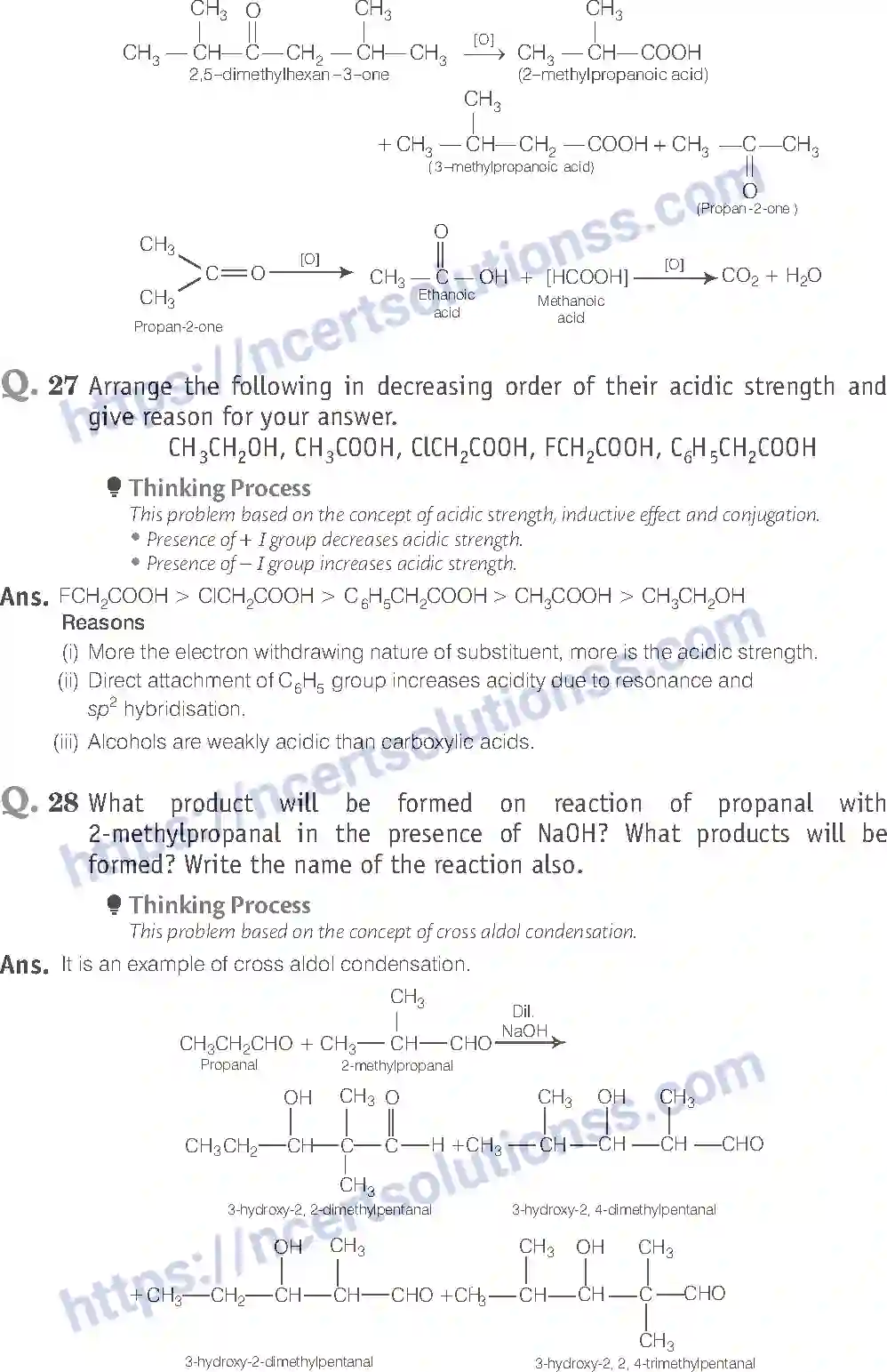NCERT-Exemplar-Solution-Class-12-Chemistry-Aldehyde-Ketones-and-Carboxylic-Acids-41-page-11