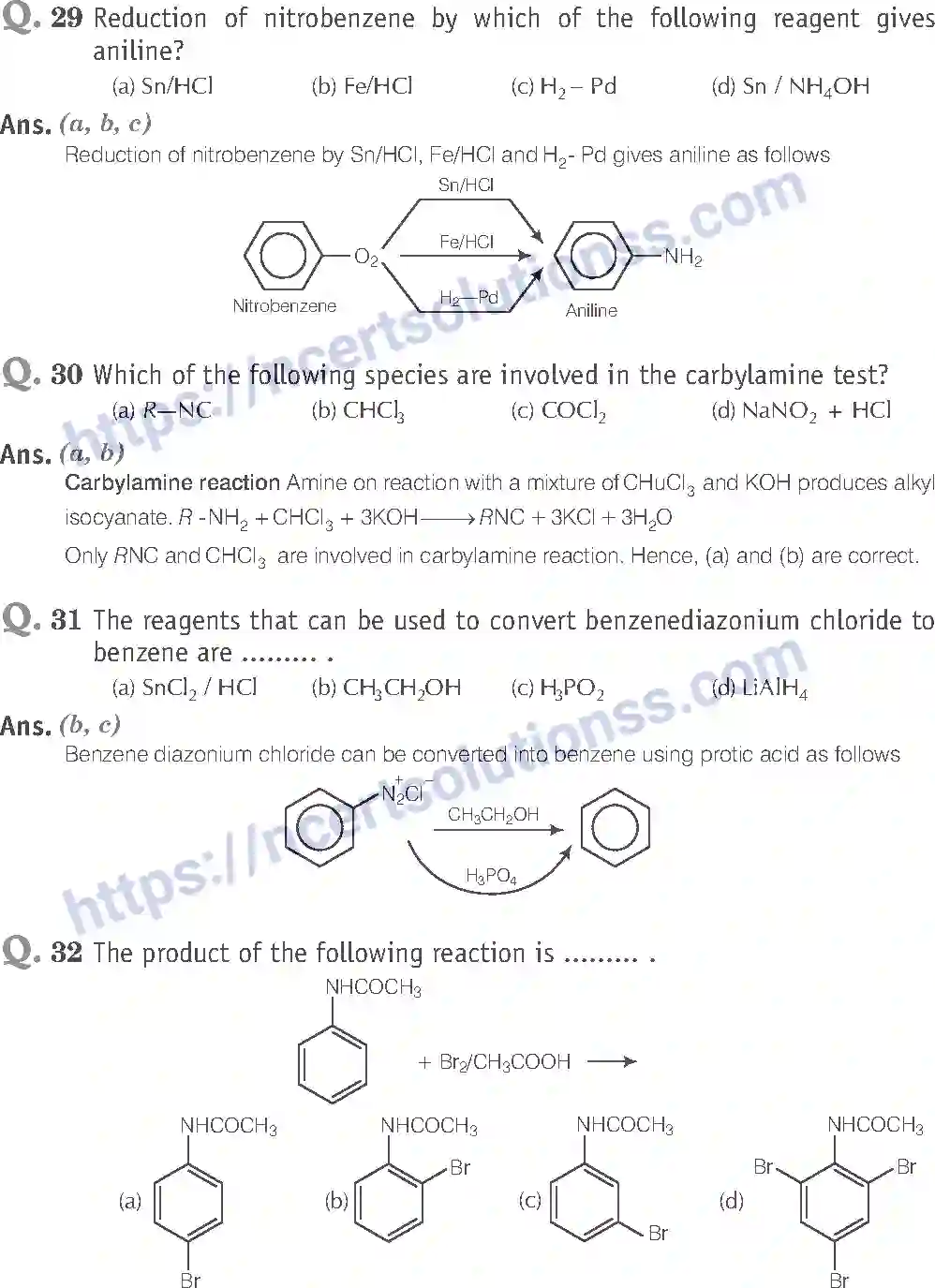 NCERT-Exemplar-Solution-Class-12-Chemistry-Amines-42-page-12