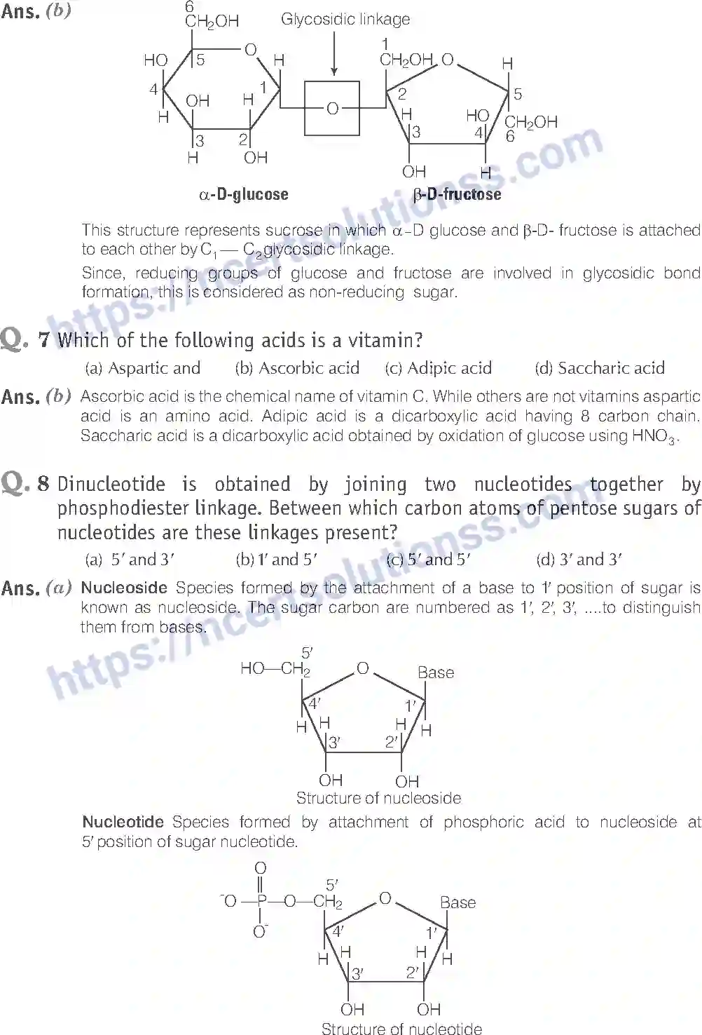 NCERT-Exemplar-Solution-Class-12-Chemistry-Biomolecules-43-page-4