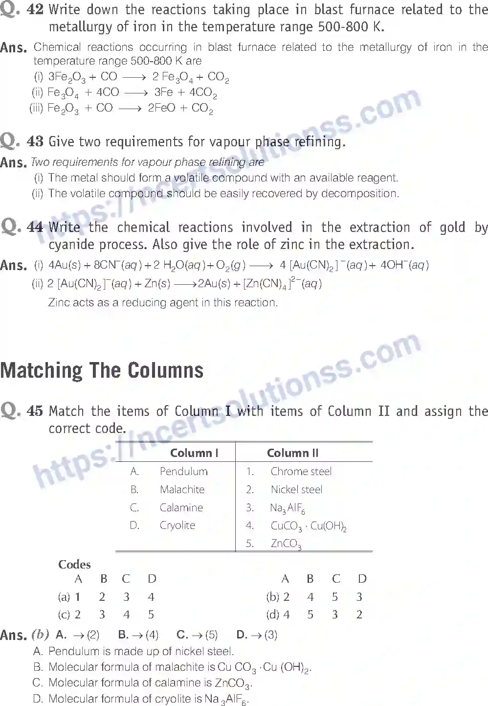 NCERT-Exemplar-Solution-Class-12-Chemistry-General-Principle-and-Processes-of-Isolation-of-Elements-35-page-12