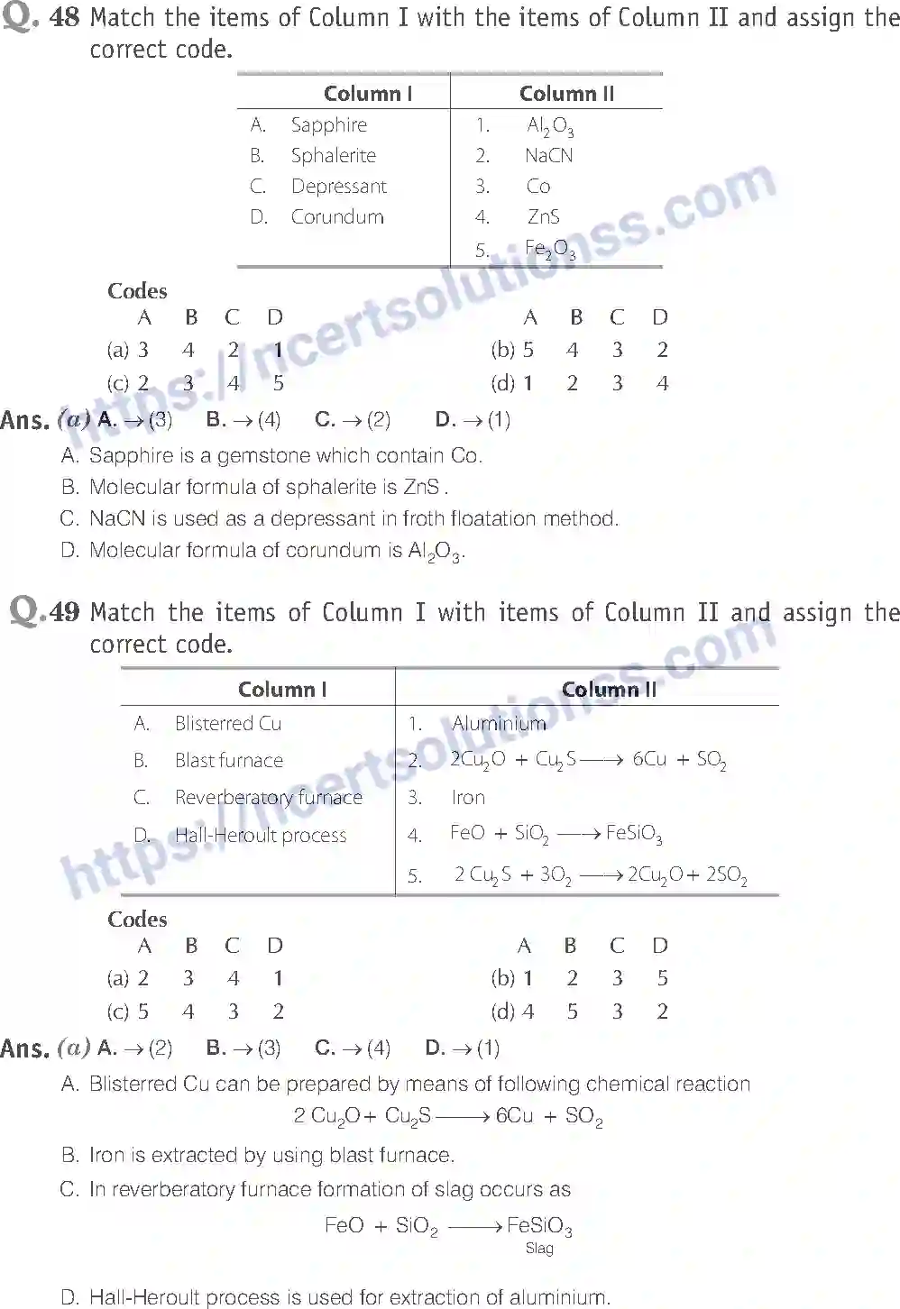 NCERT-Exemplar-Solution-Class-12-Chemistry-General-Principle-and-Processes-of-Isolation-of-Elements-35-page-14